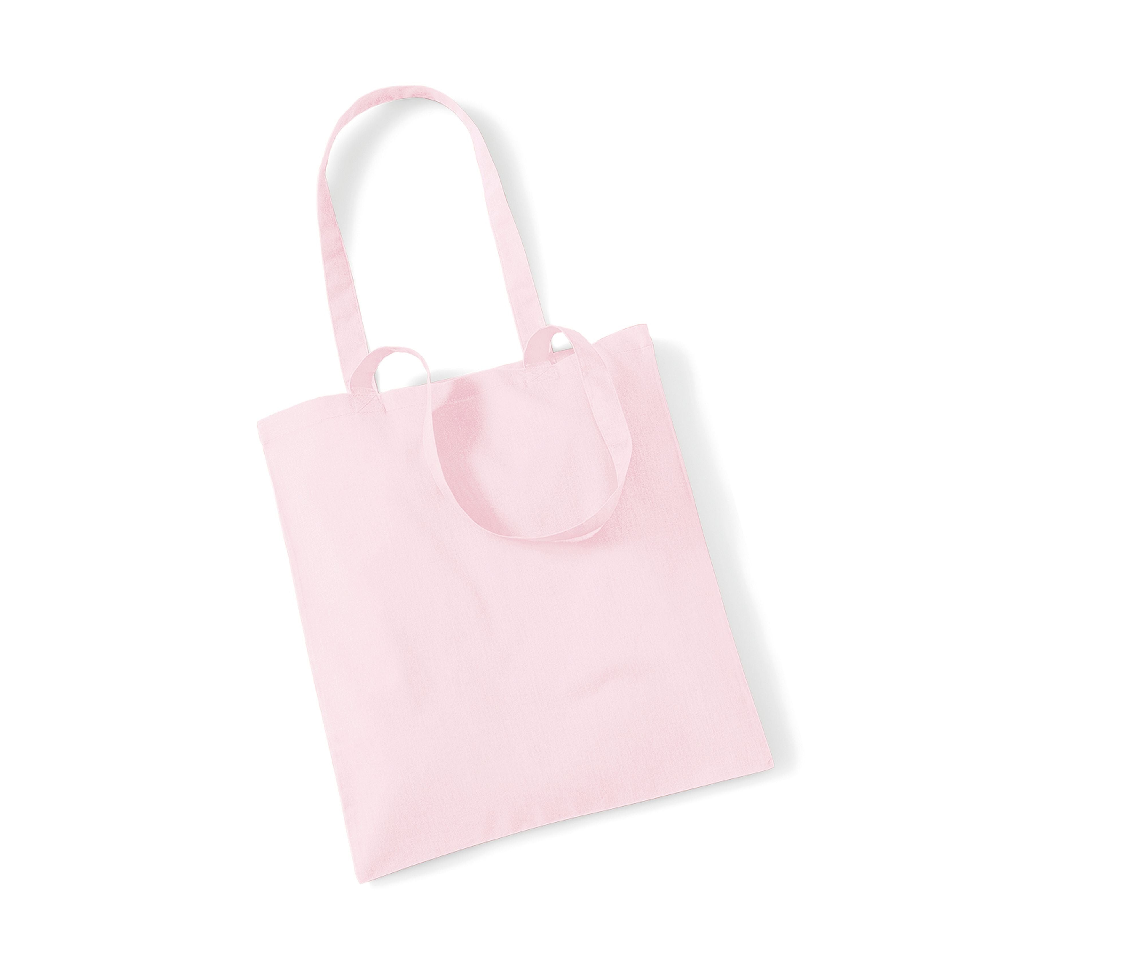 Sac Shopping Coton - Pastel Pink