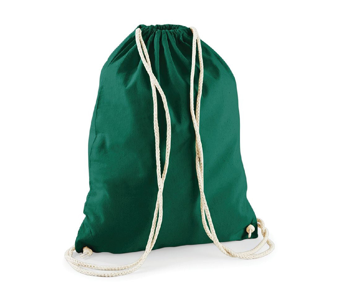 Sac de Gym en Coton - Bottle Green