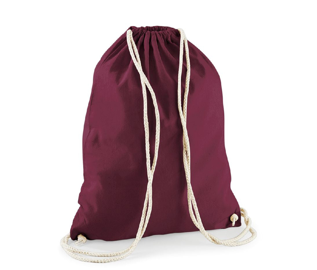 Sac de Gym en Coton - Burgundy
