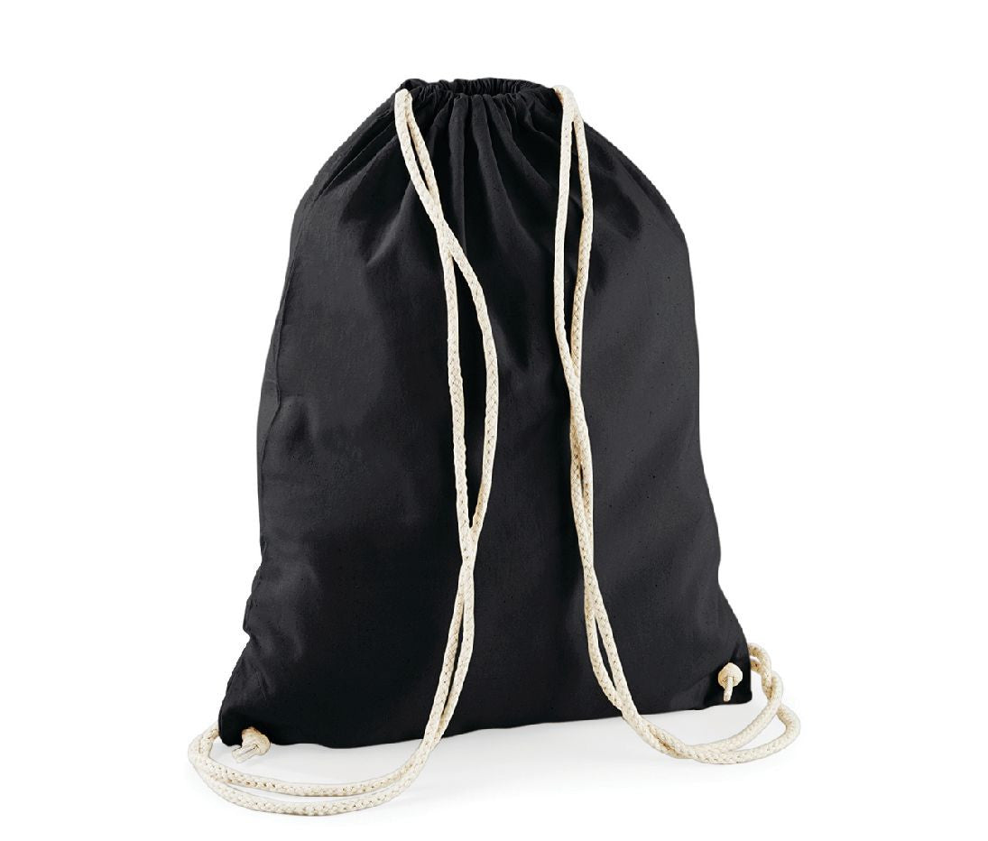Sac de Gym en Coton - Black/black