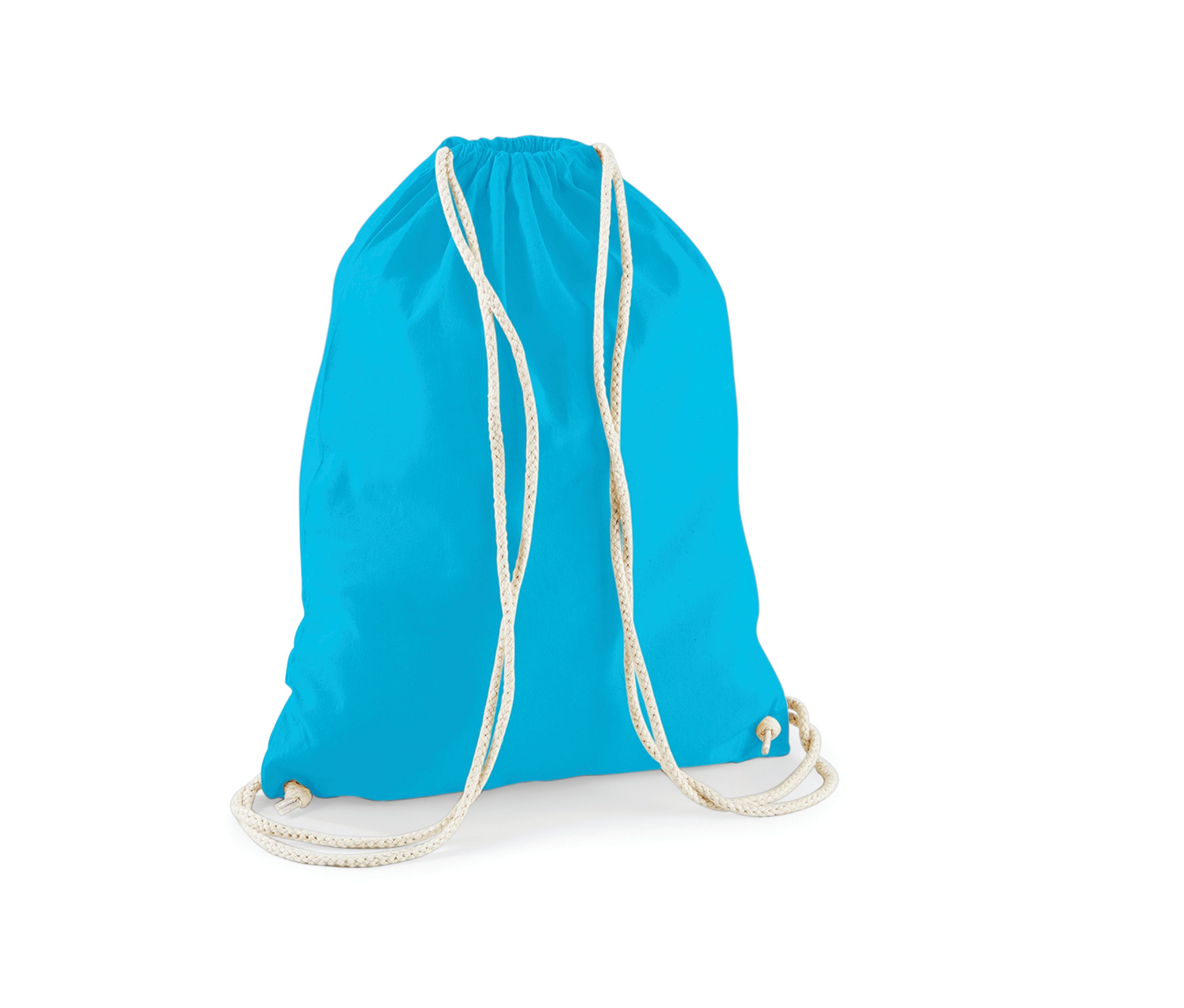 Sac de Gym en Coton - Surf Blue