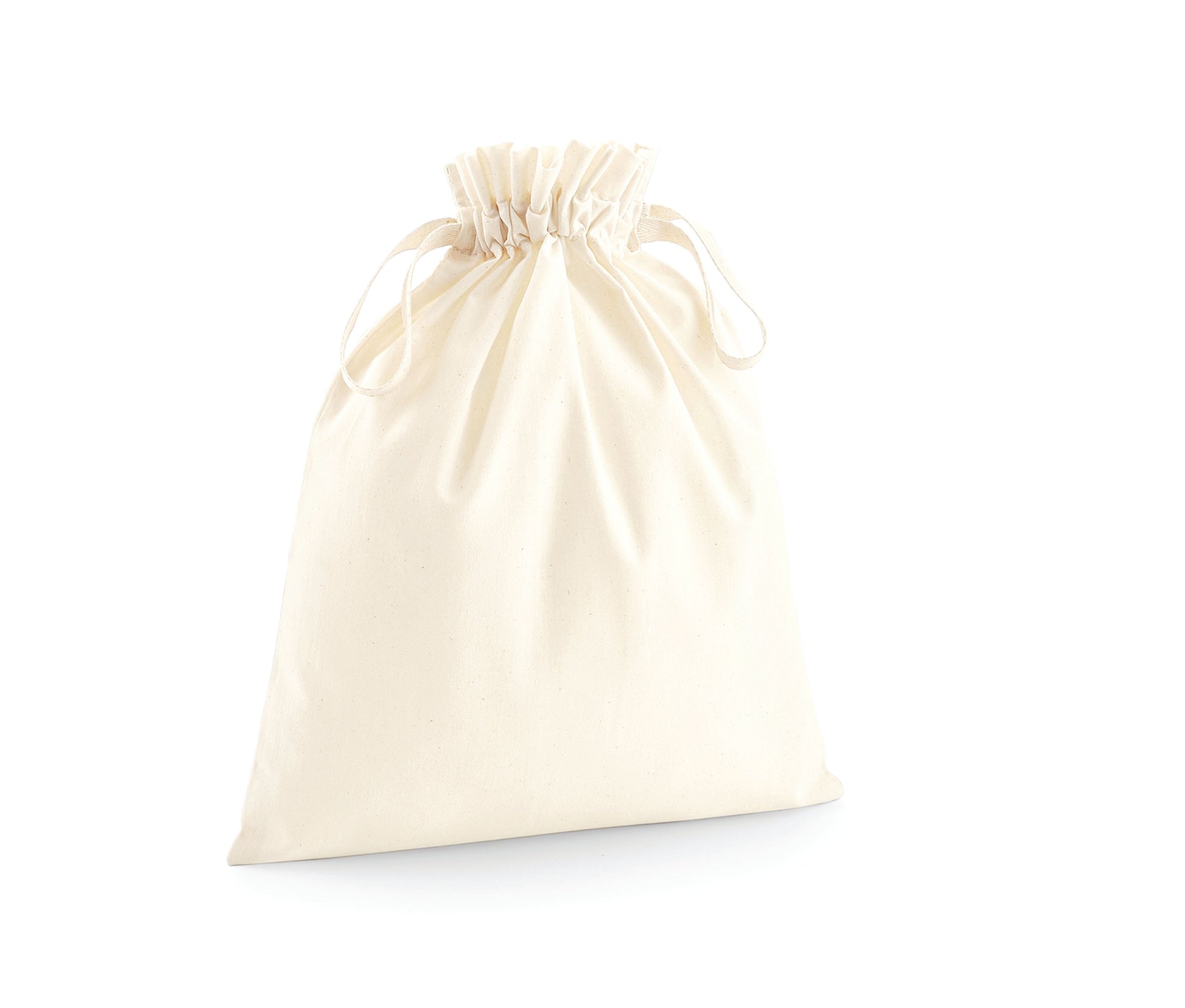Sac Avec Cordon en Coton Bio - Natural