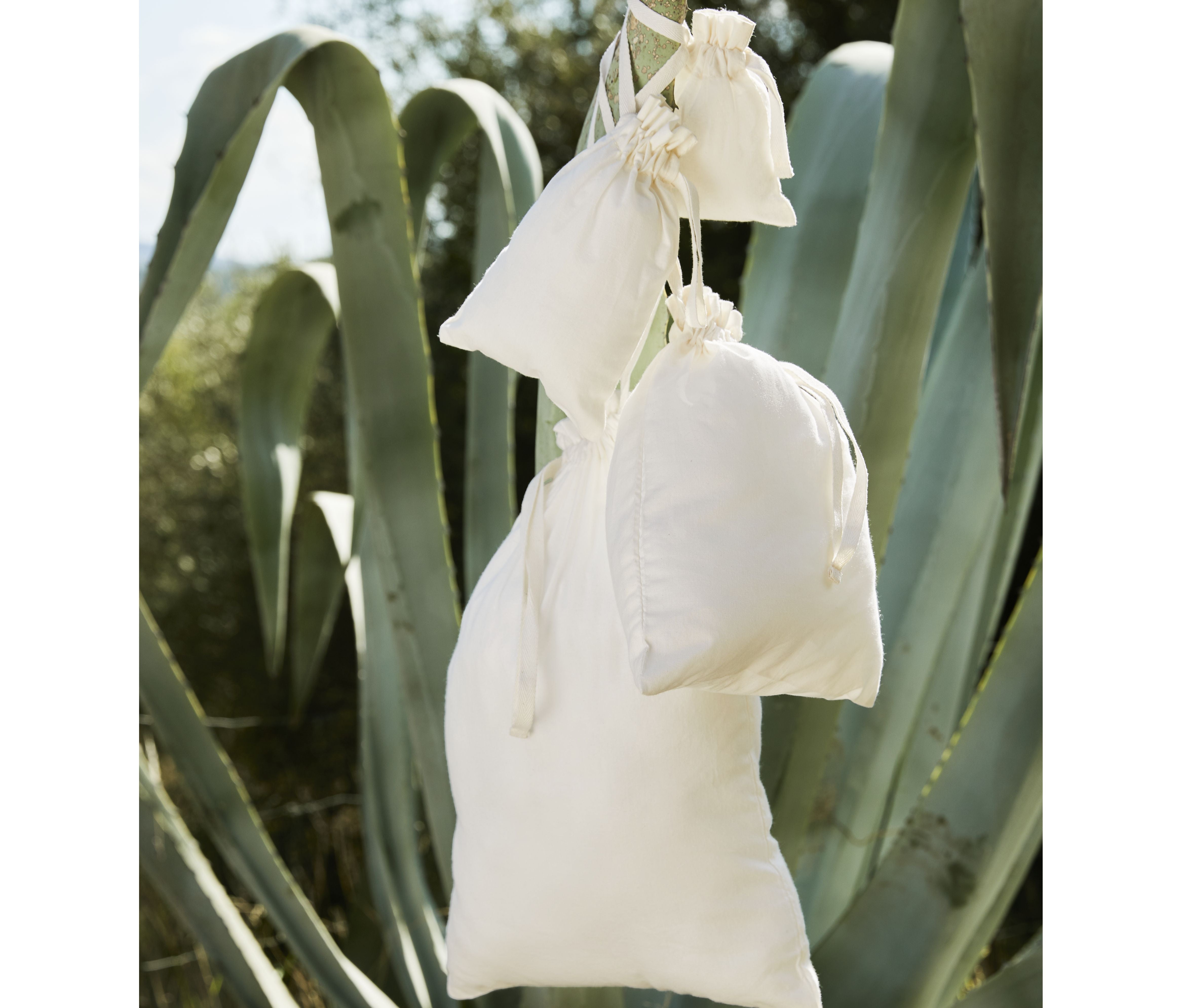 Sac avec cordon en coton bio