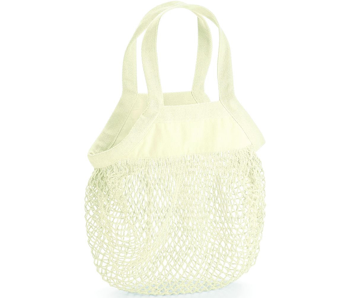 Mini Sac Filet en Coton Organique - Natural