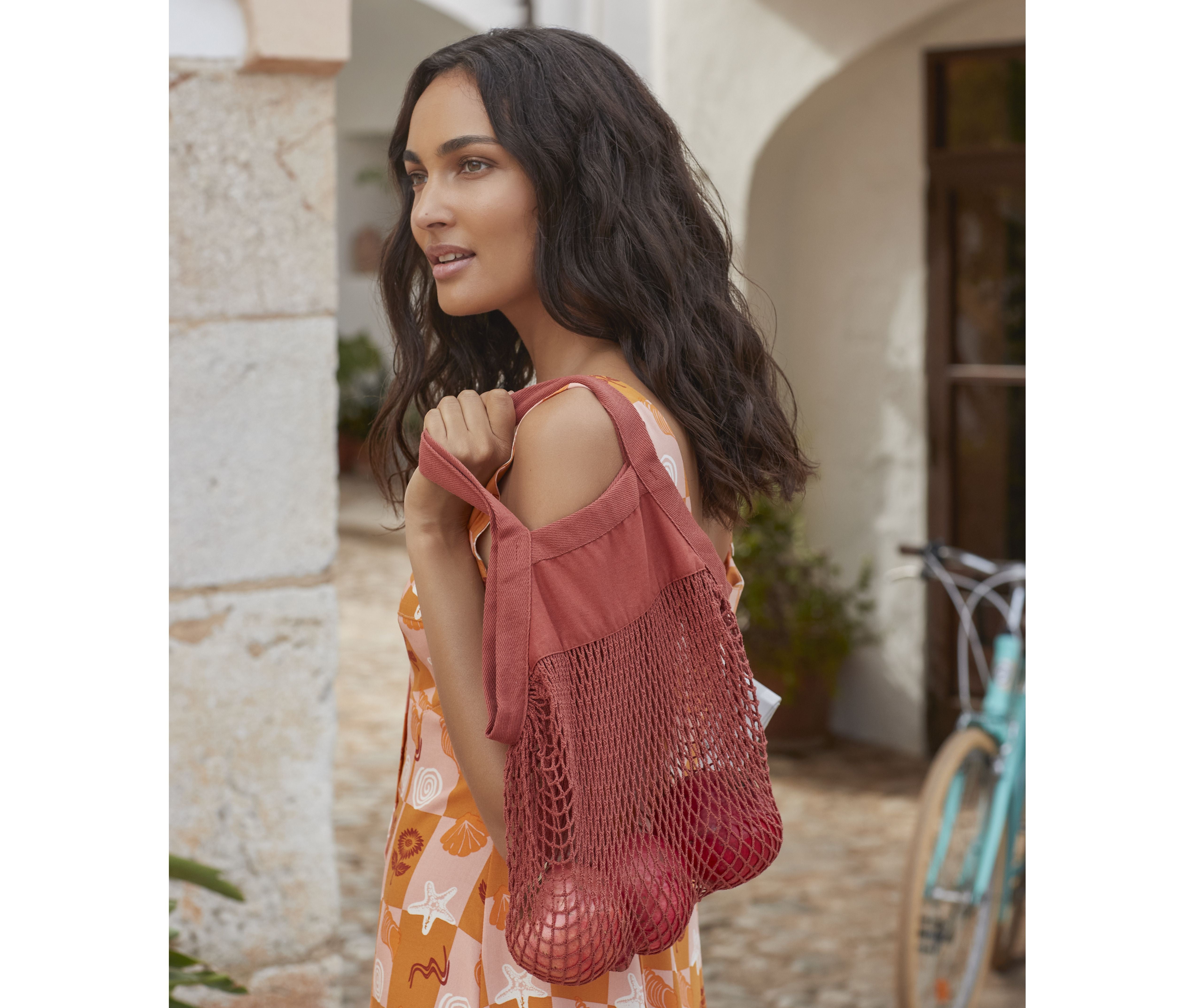 Mini sac filet en coton organique