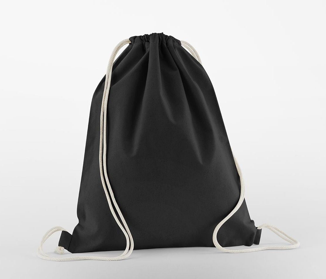 Sac de Gym en Coton Organique - Black