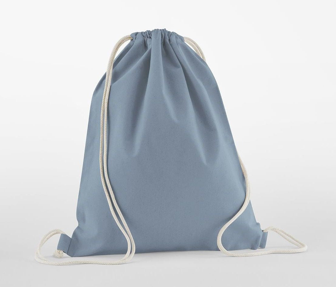 Sac de Gym en Coton Organique - Dusty Blue