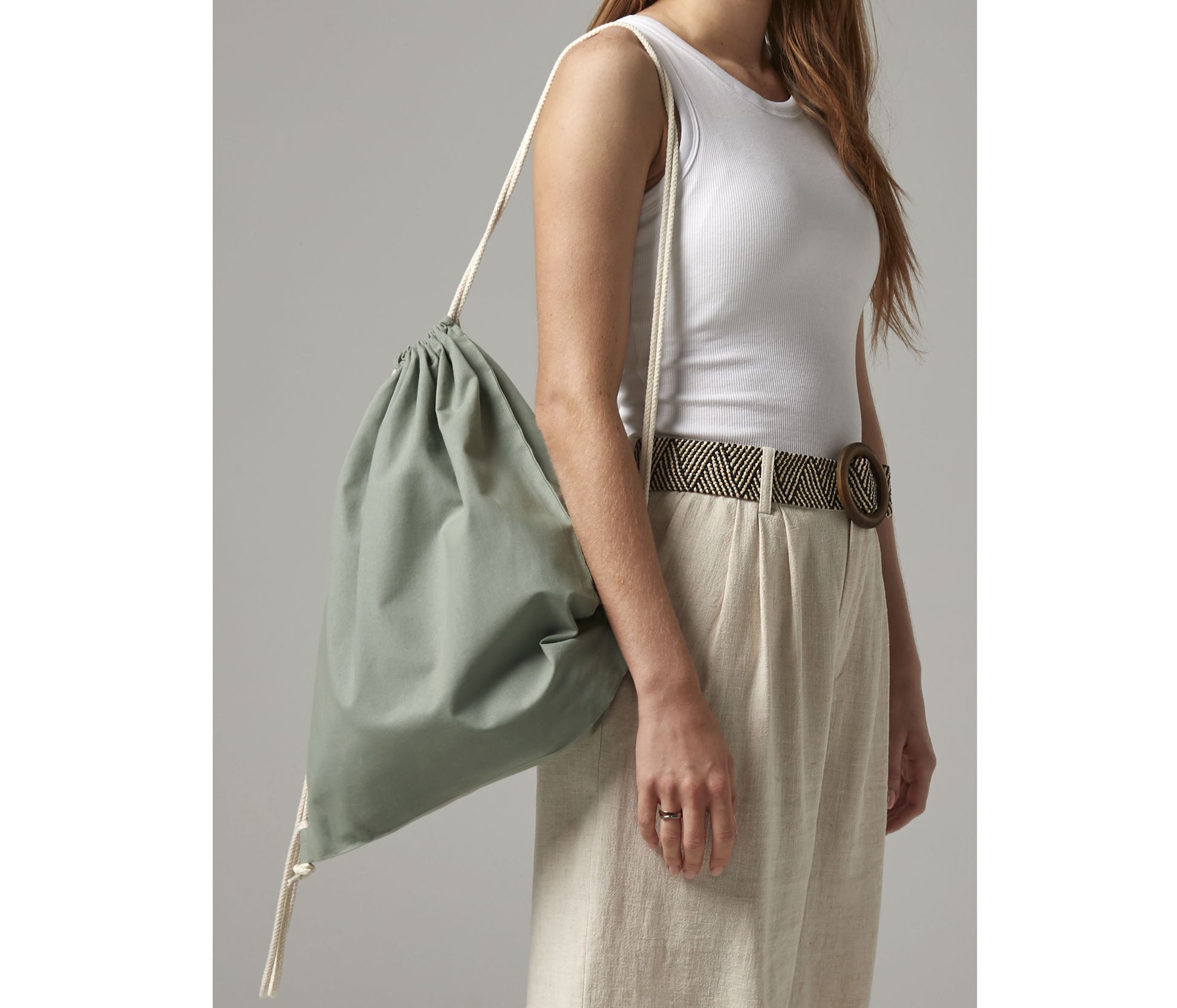 Sac de gym en coton organique