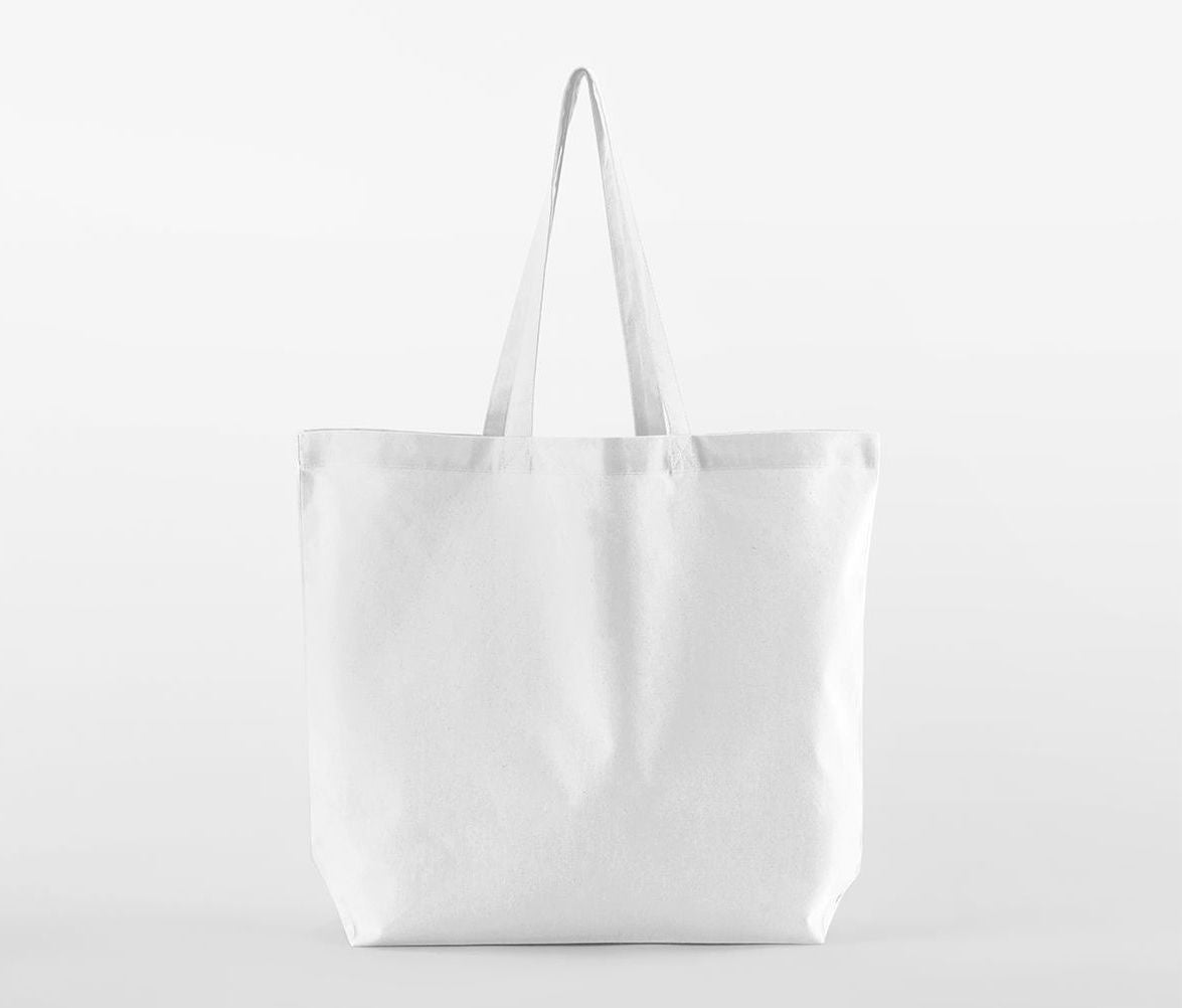 Maxi Sac Shopping en Coton Organique - White