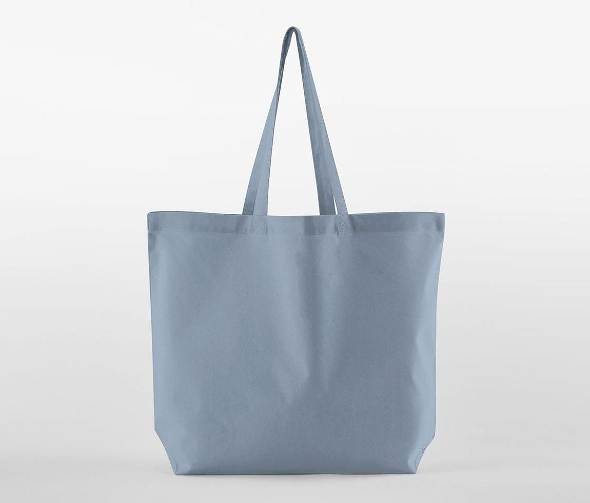 Maxi Sac Shopping en Coton Organique - Dusty Blue