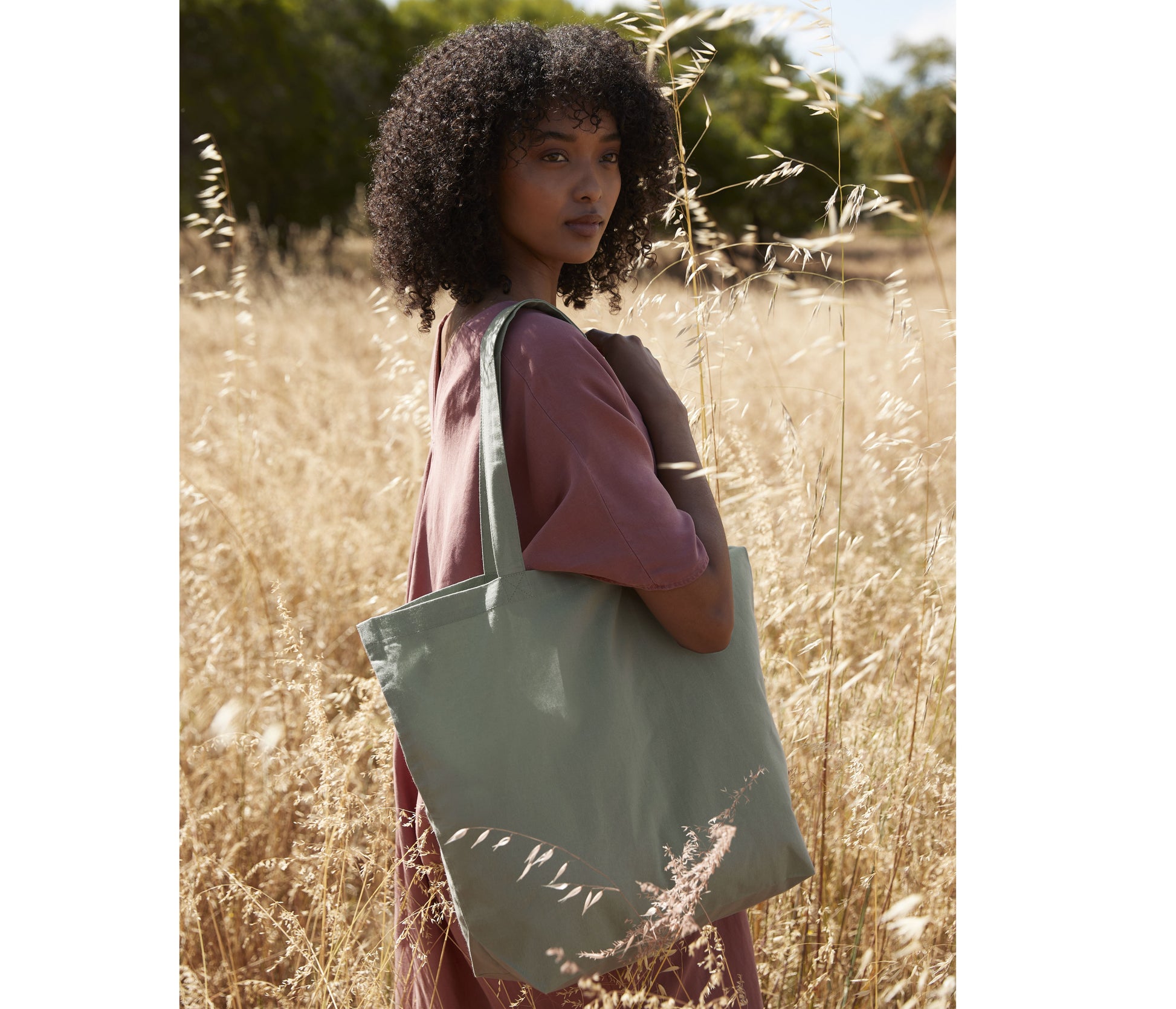 Maxi sac shopping en coton organique