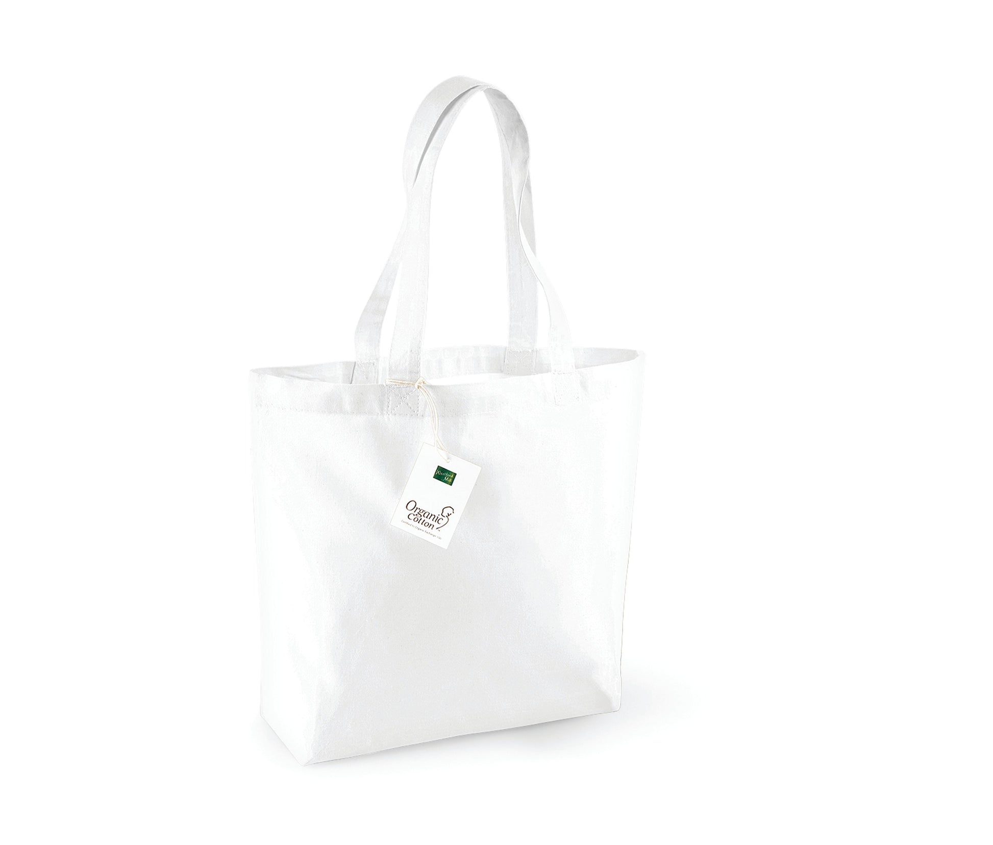 Sac Shopping en Coton Organique - White