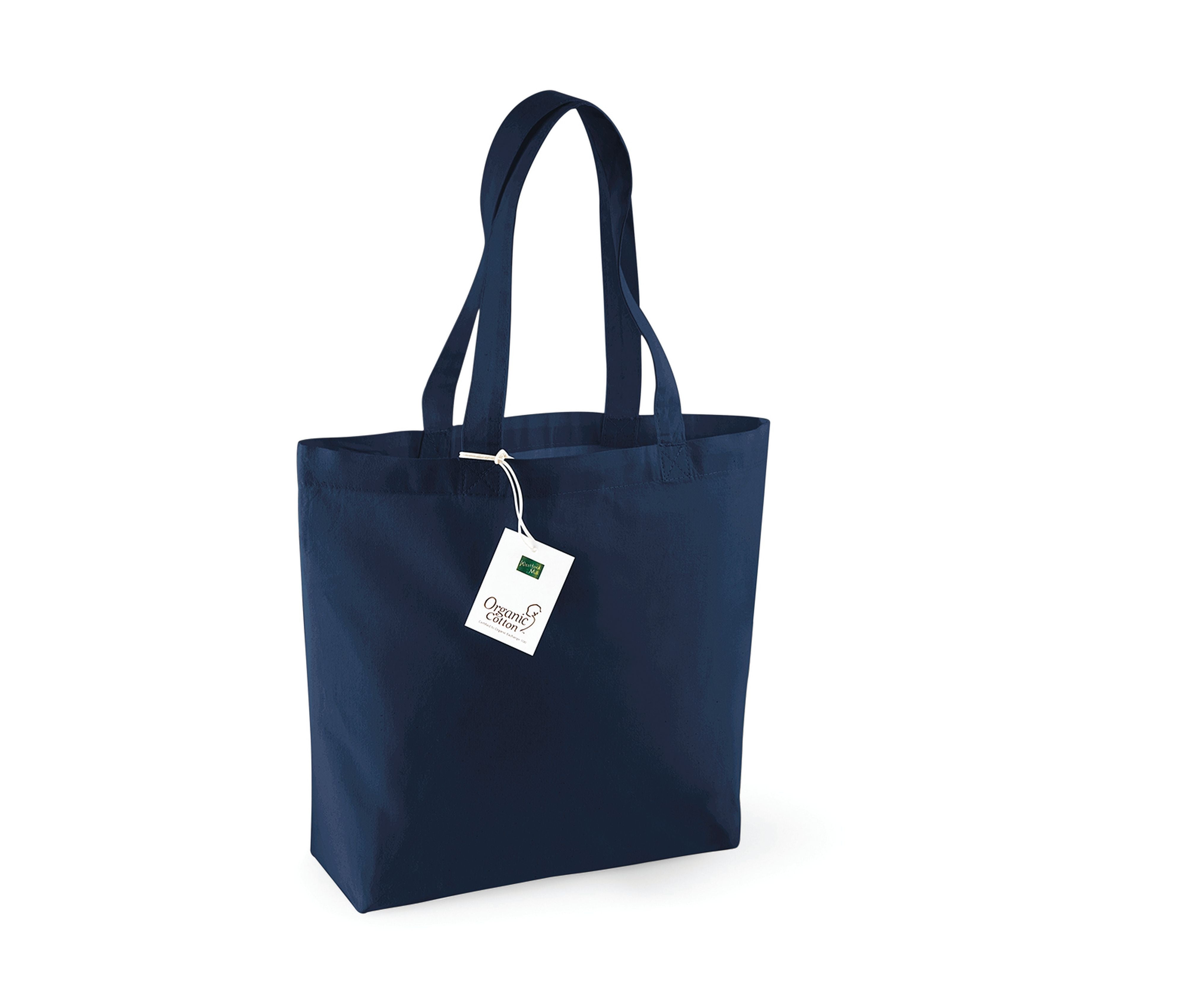 Sac Shopping en Coton Organique - Navy