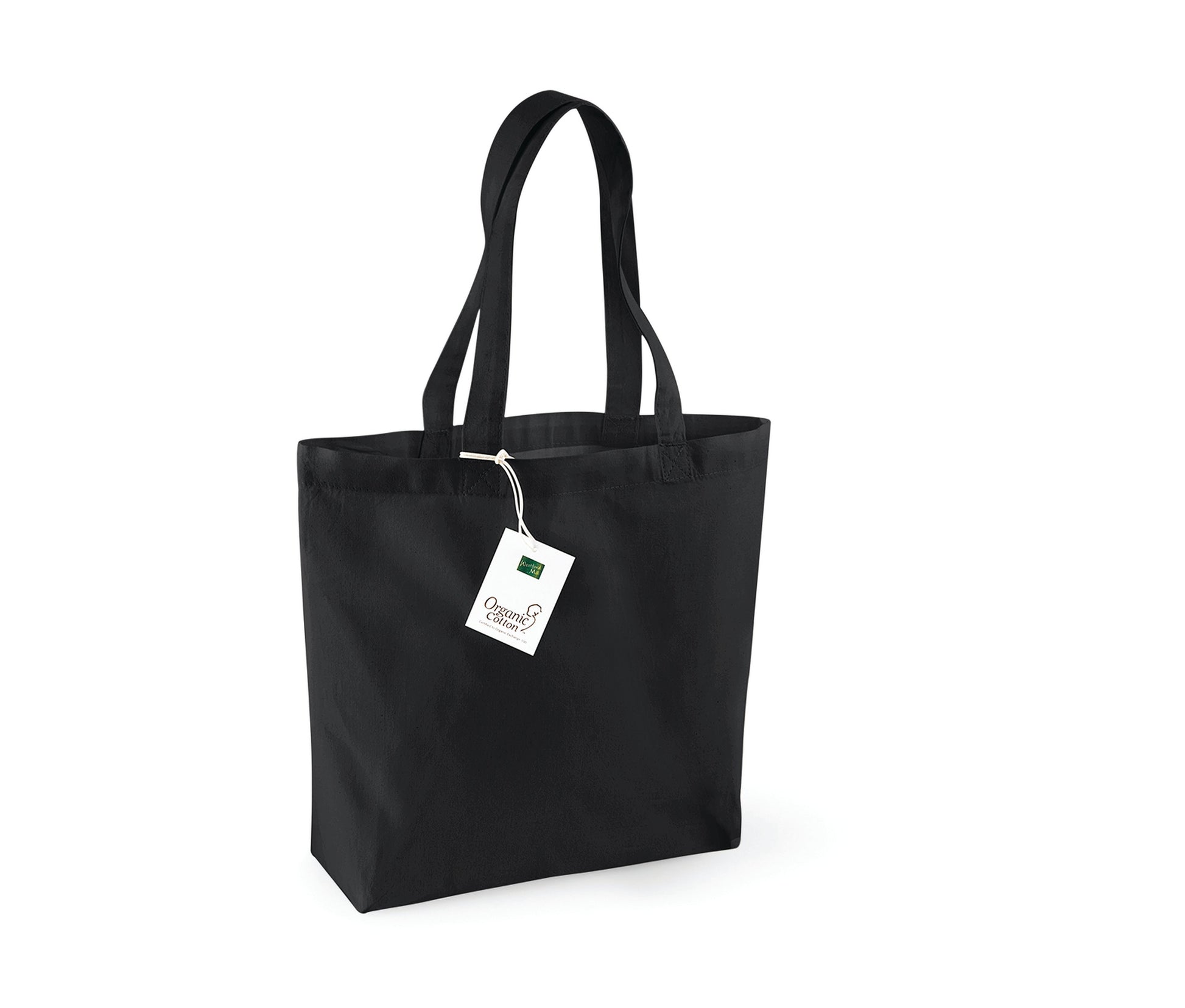 Sac Shopping en Coton Organique - Black