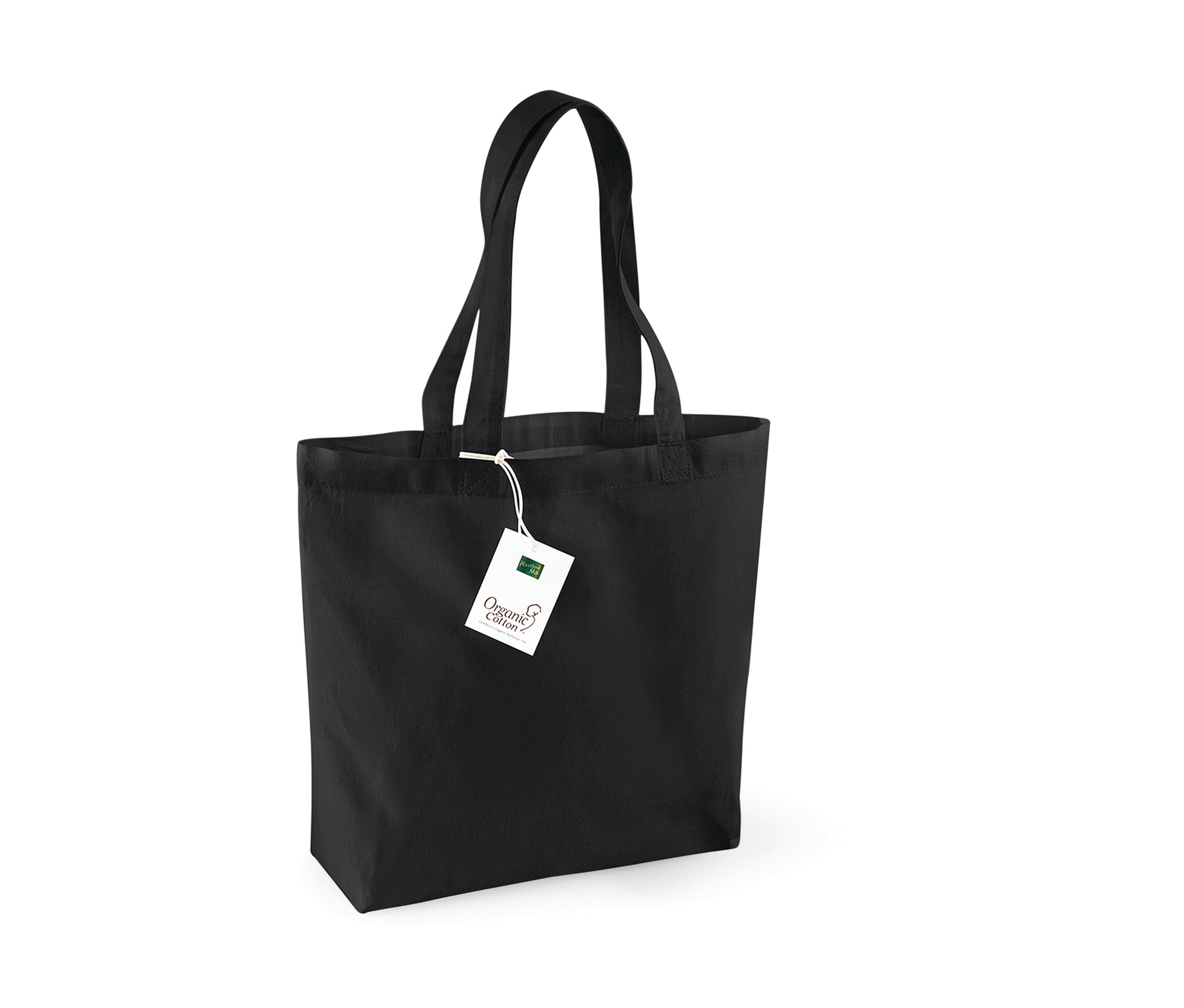 Sac Shopping en Coton Organique - Black