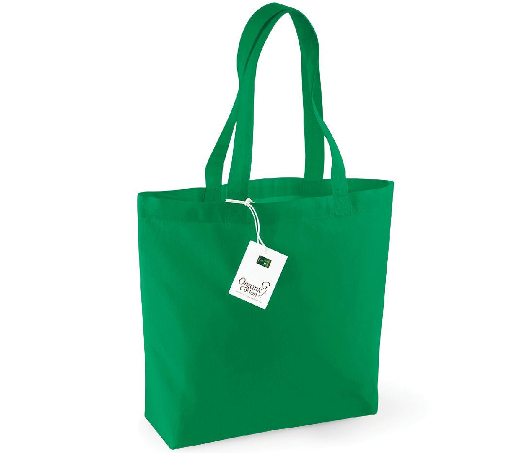 Sac Shopping en Coton Organique - Kelly Green