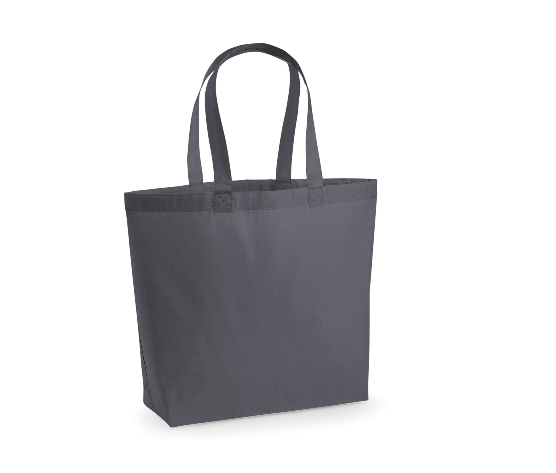 Sac Shopping Grand Volume Coton - Graphite Grey