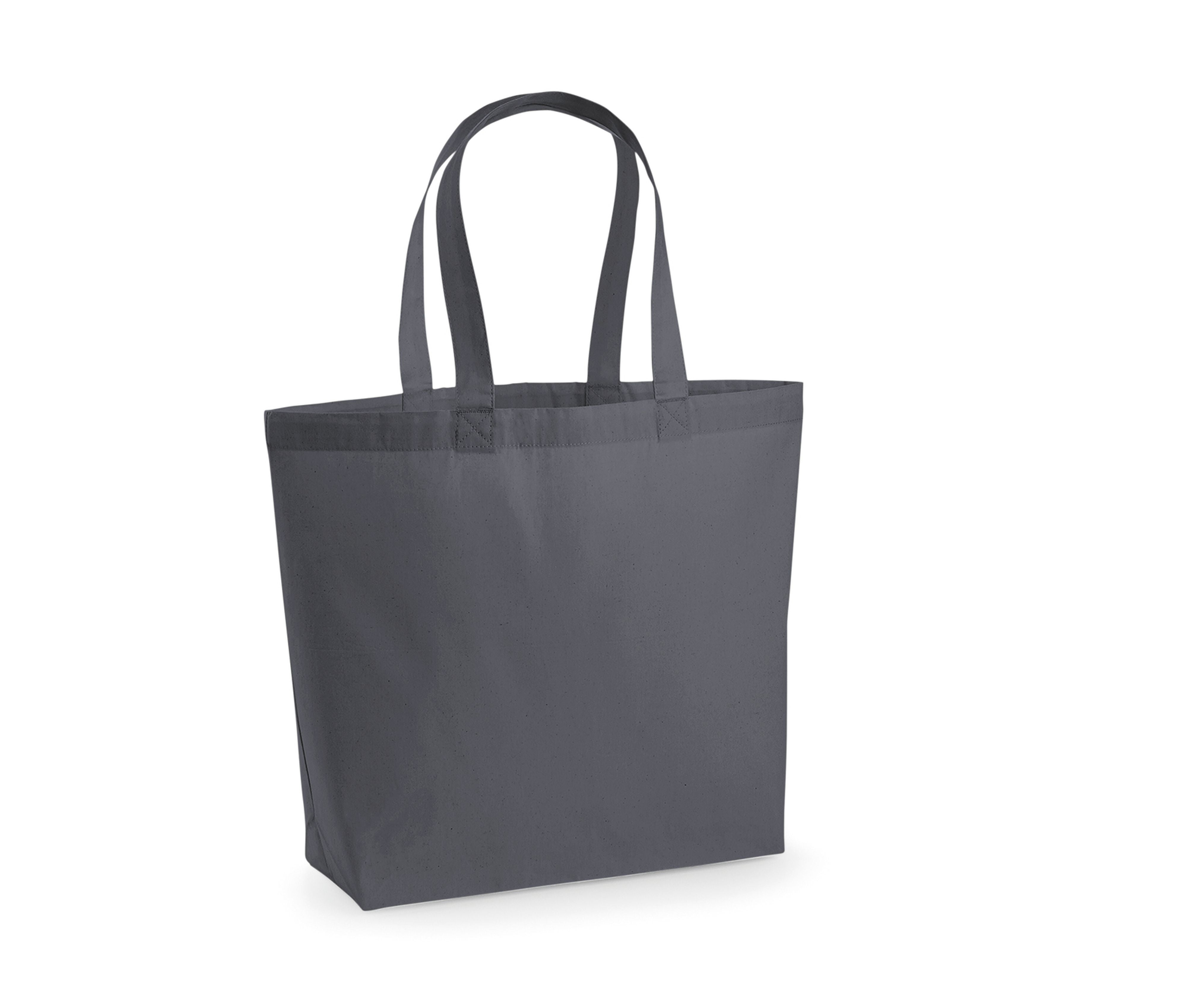 Sac Shopping Grand Volume Coton - Graphite Grey