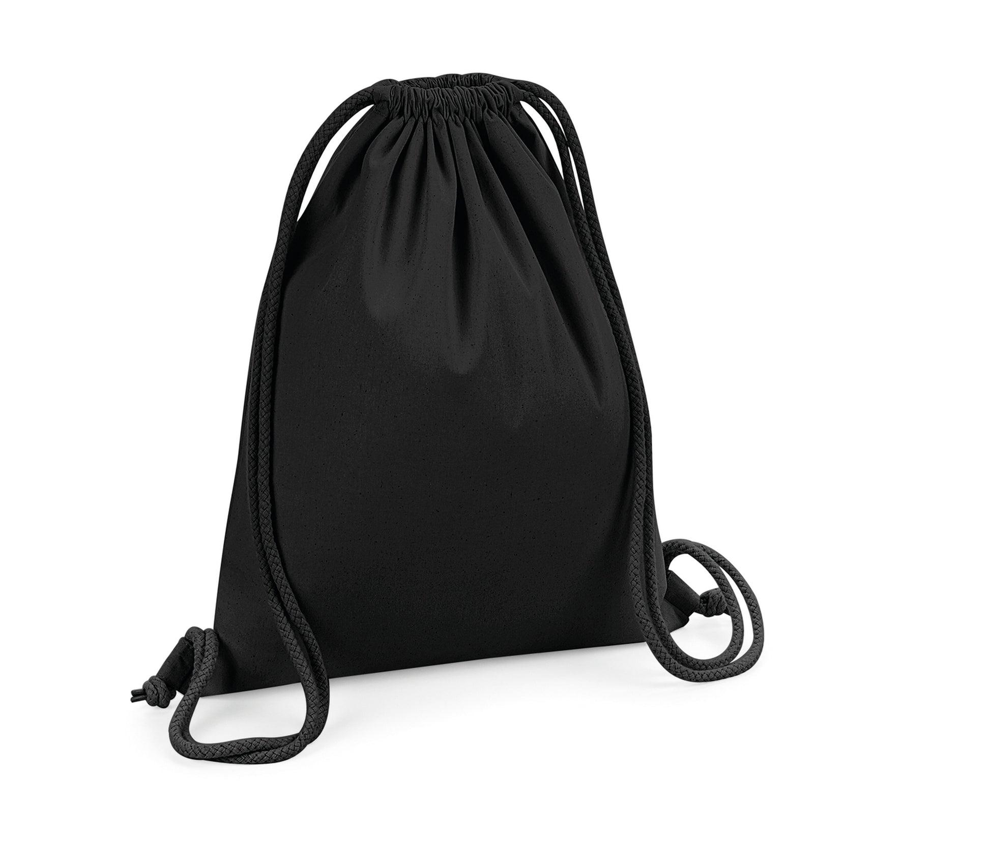 Sac de Gym Premium en Coton Organique - Black