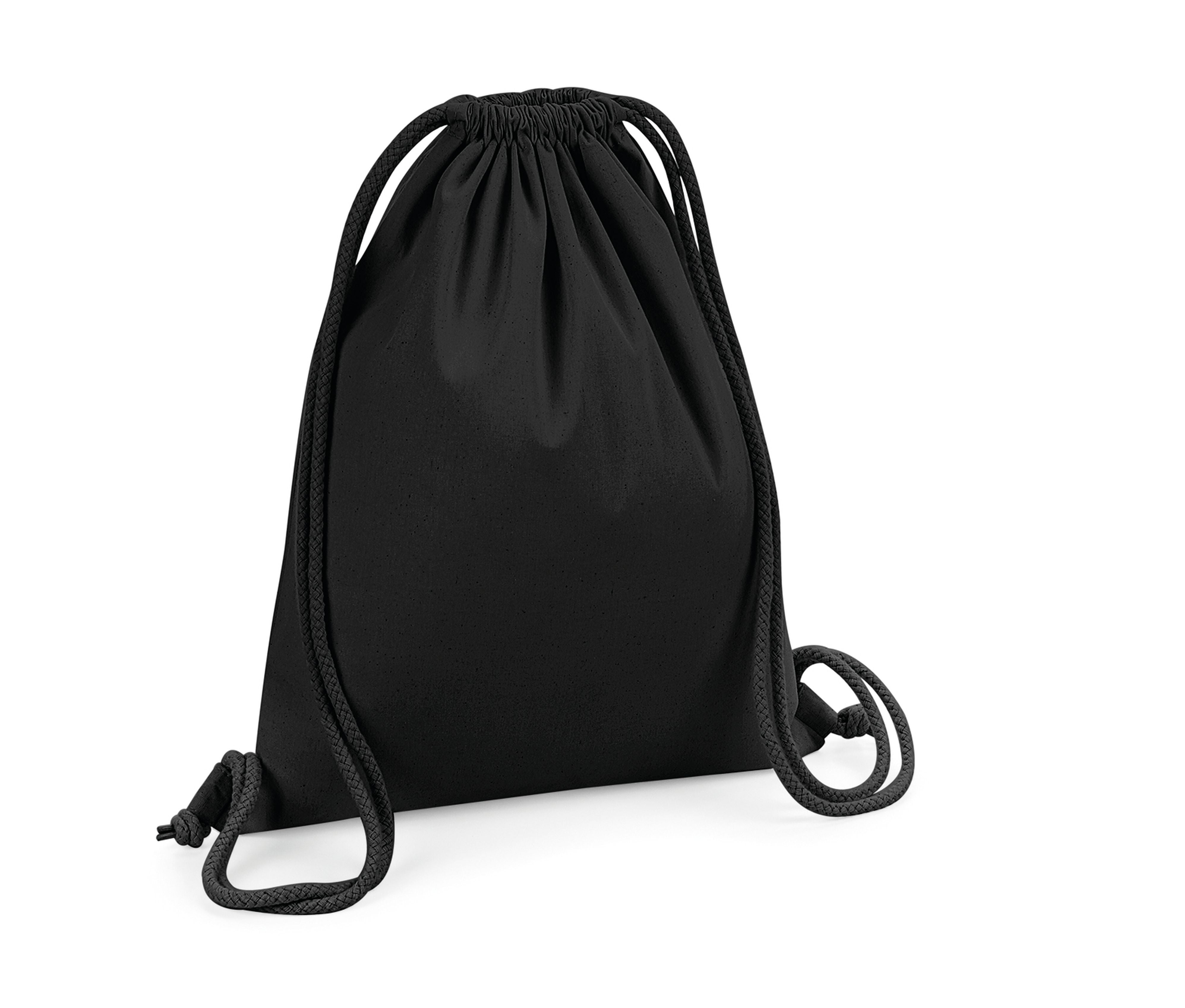 Sac de Gym Premium en Coton Organique - Black
