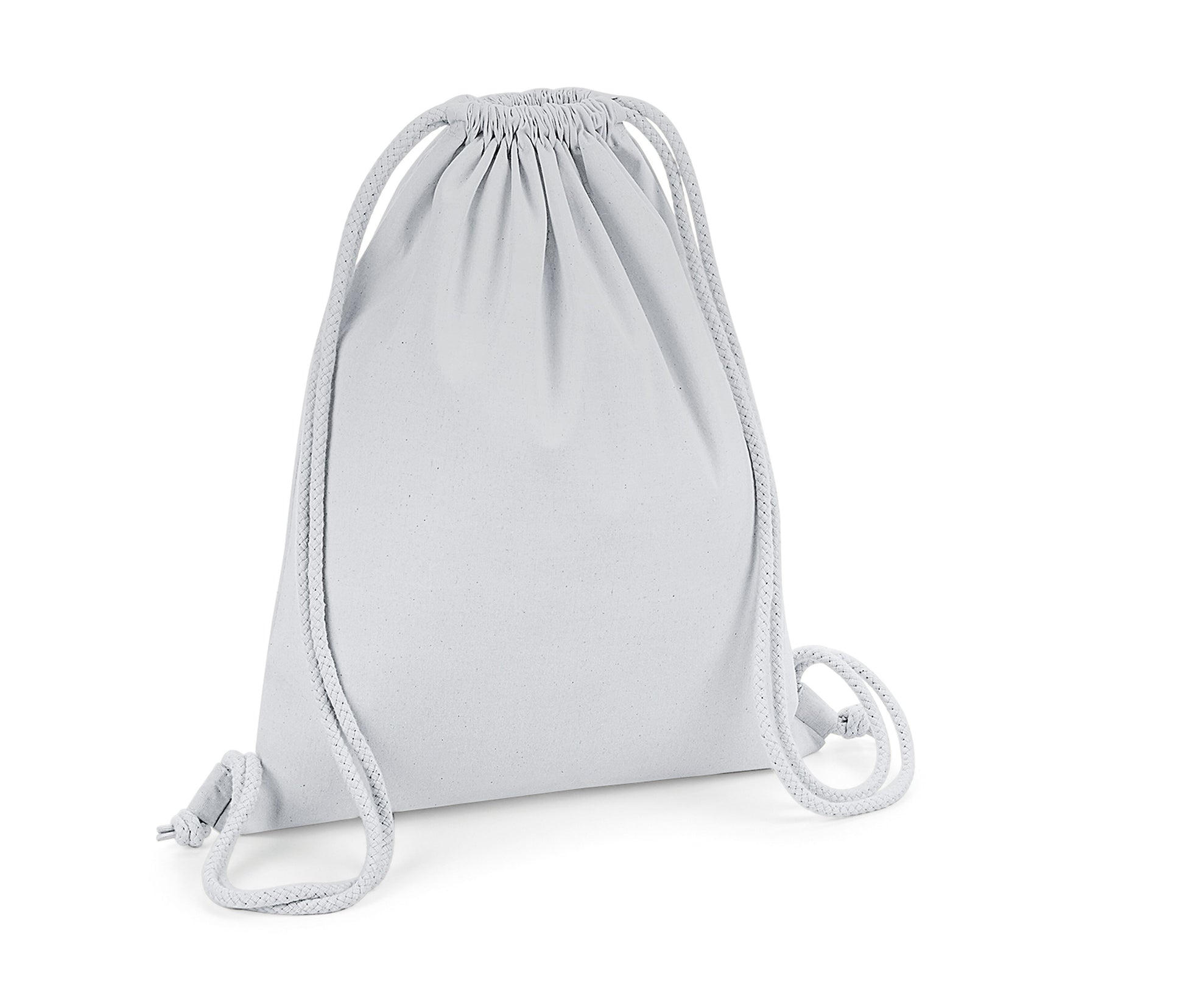 Sac de Gym Premium en Coton Organique - Light Grey