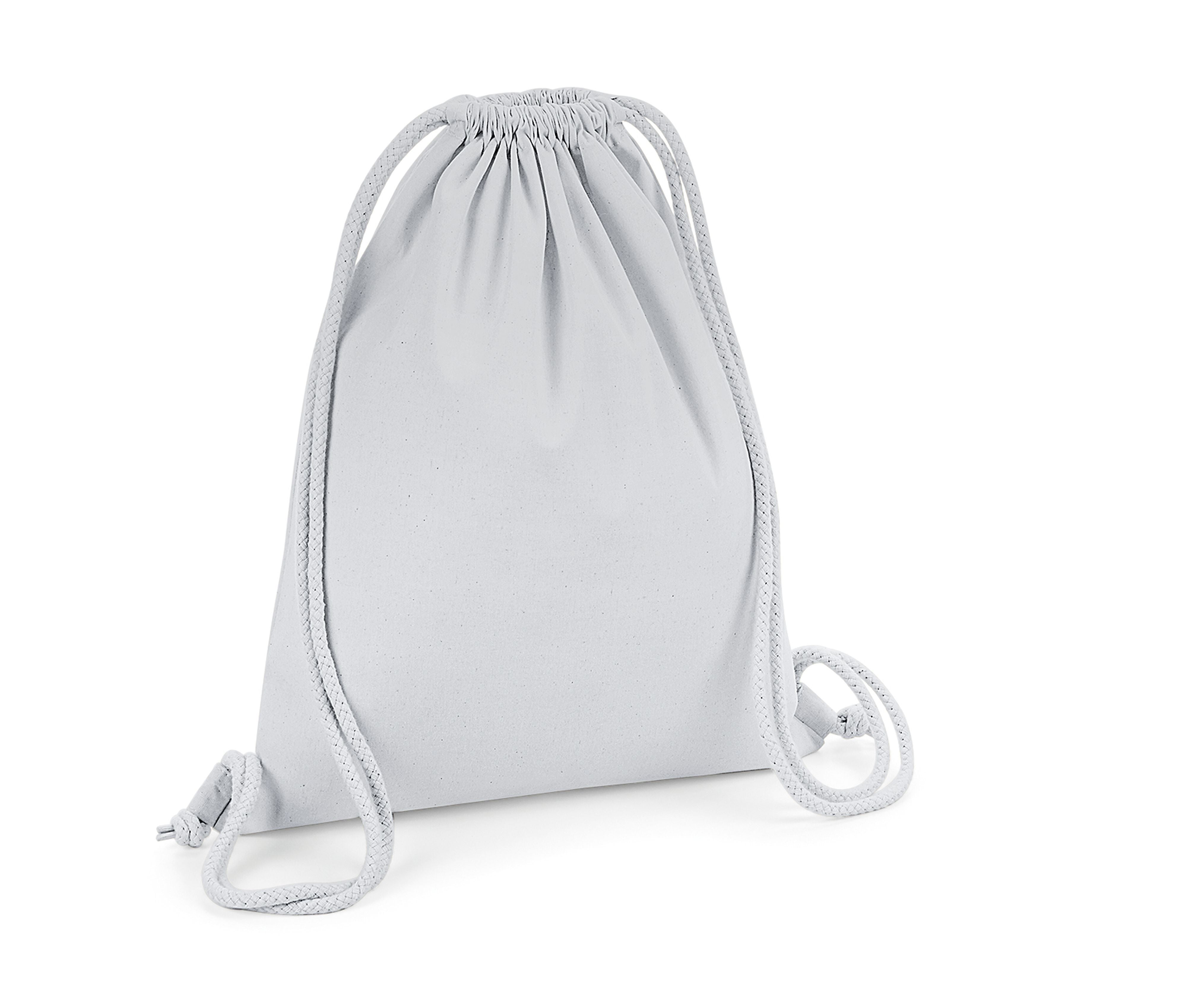 Sac de Gym Premium en Coton Organique - Light Grey