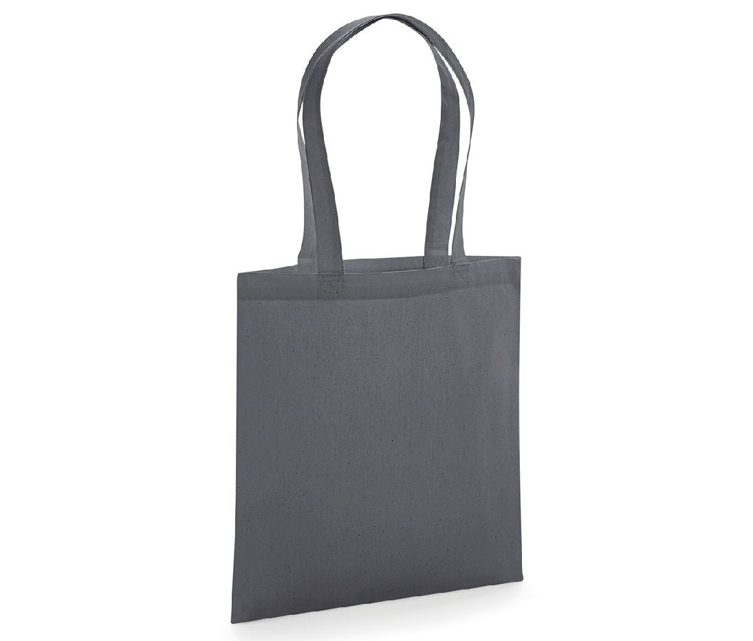 Sac Shopping Premium en Coton Organique - Graphite Grey