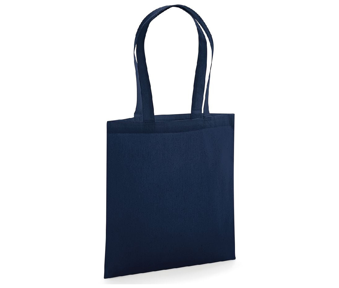 Sac Shopping Premium en Coton Organique - French Navy
