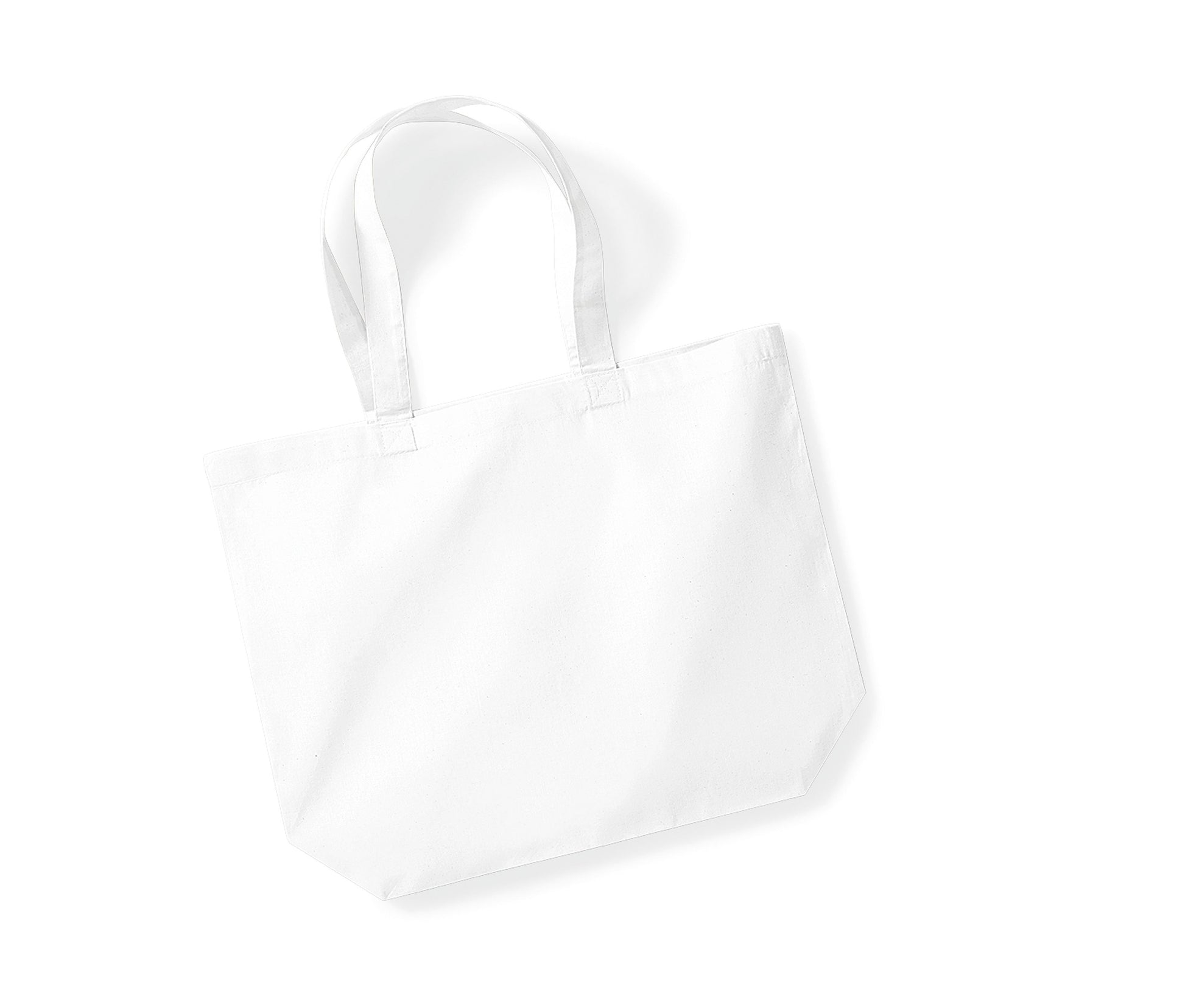 Maxi Sac Shopping en Coton Organique - White