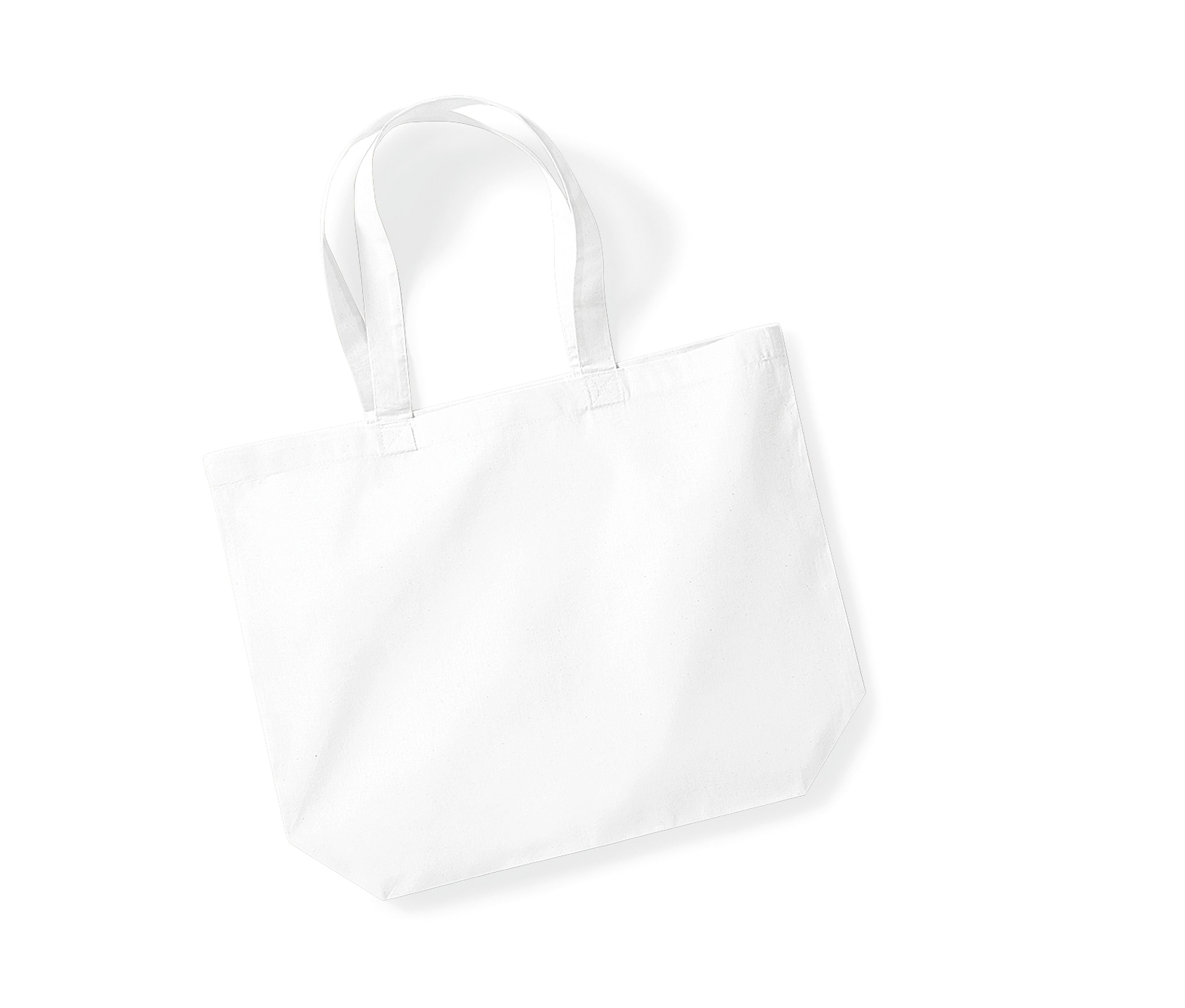 Maxi Sac Shopping en Coton Organique - White