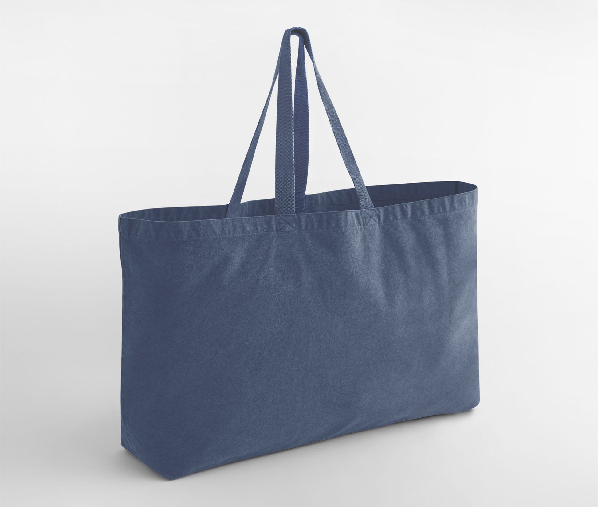 Sac Shopping Grand Volume - Vintage Denim