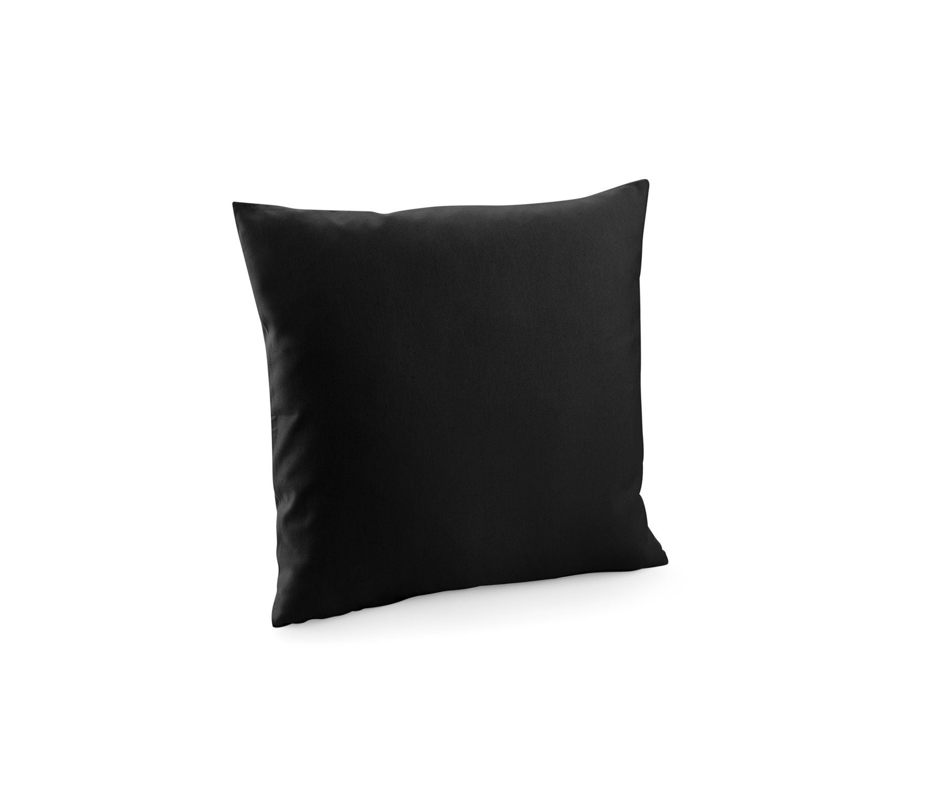Housse de Coussin en Coton Commerce Équitable - Black