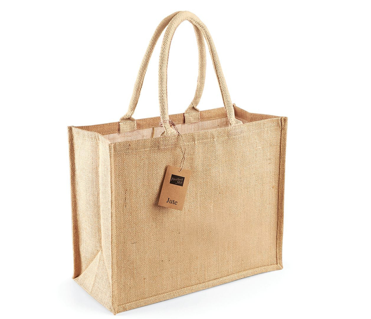 Sac Shopping en Toile de Jute - Natural