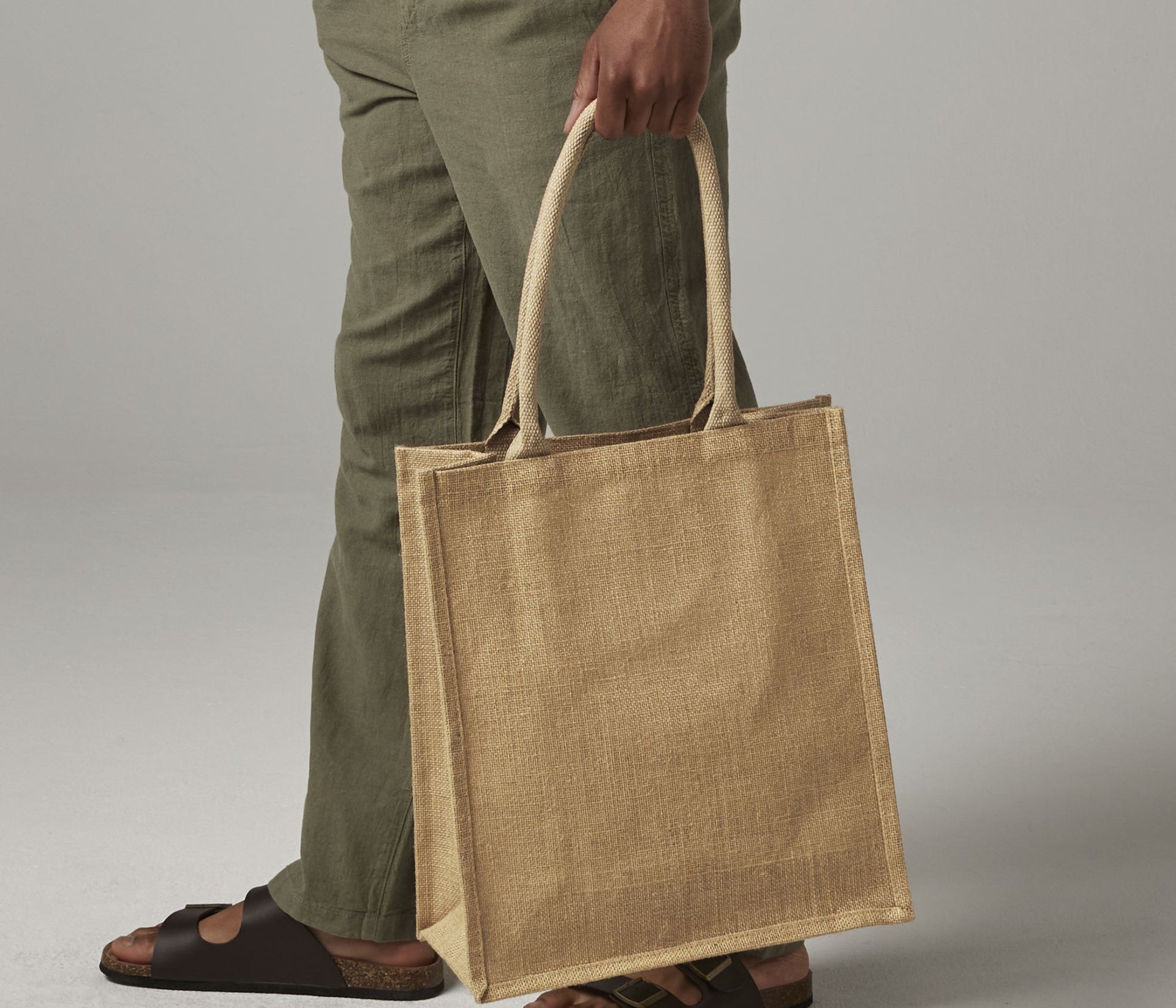 Sac shopping en toile de jute