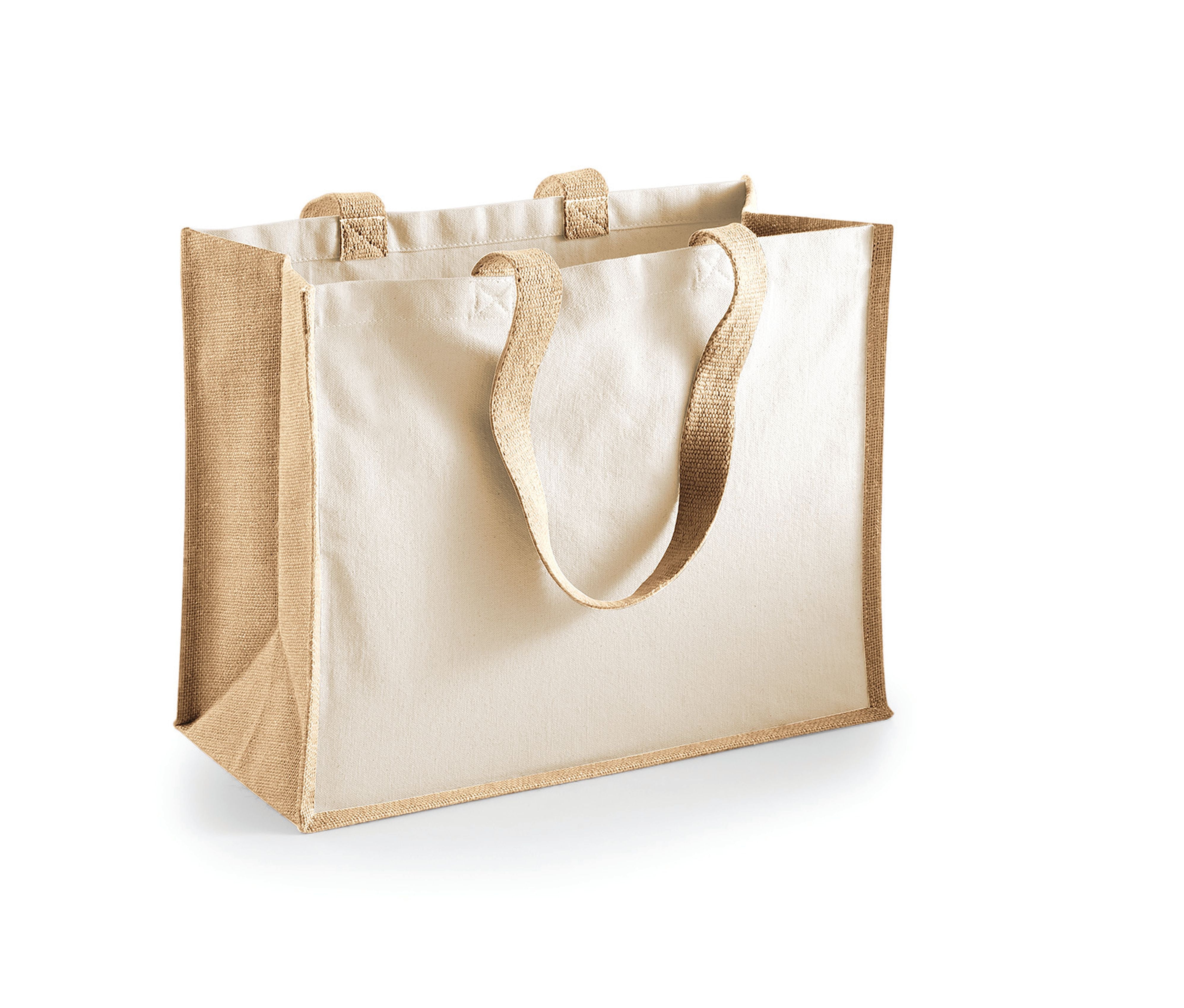 Sac Shopping en Toile de Jute - Natural