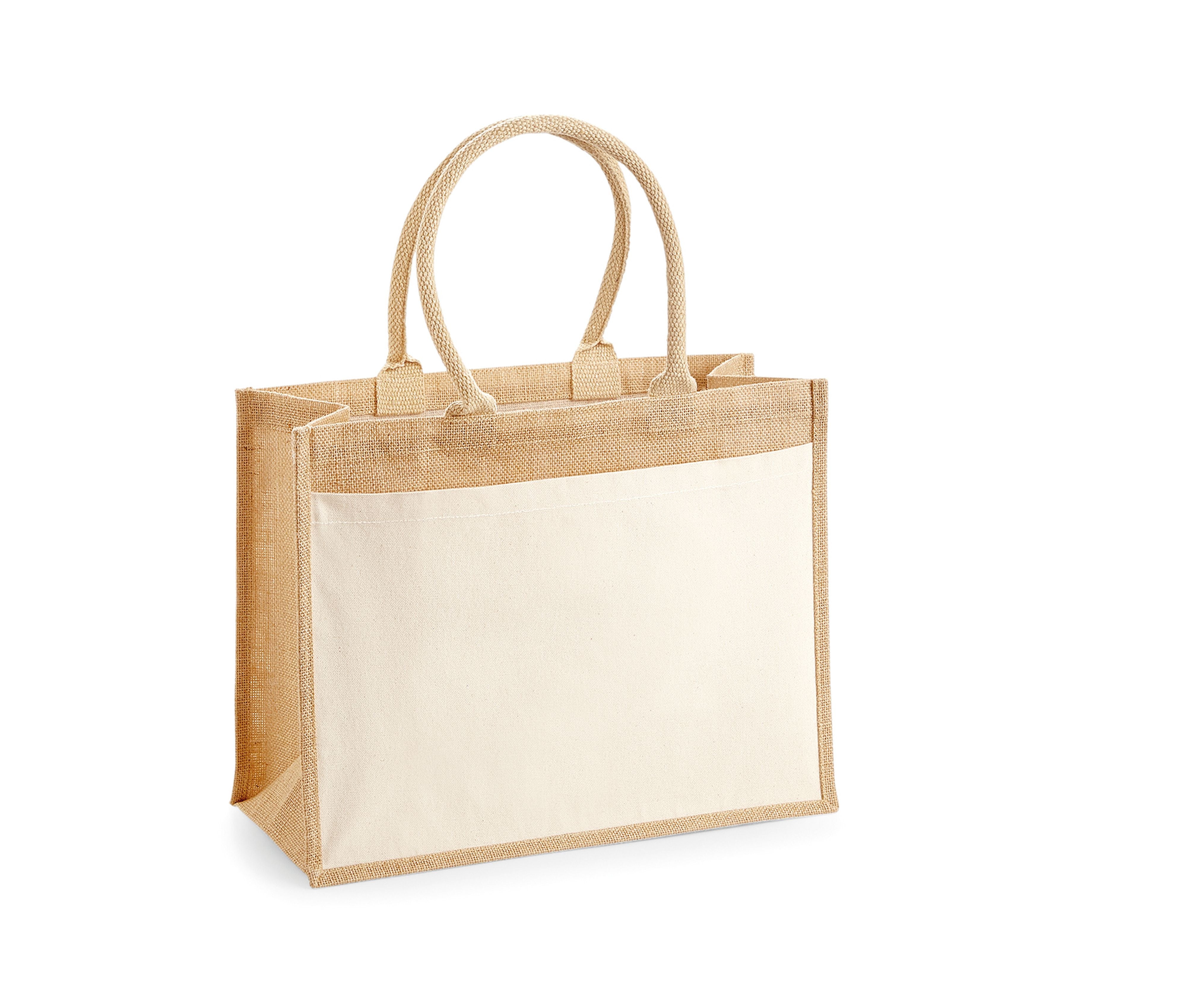 Grand Sac en Toile de Jute - Natural