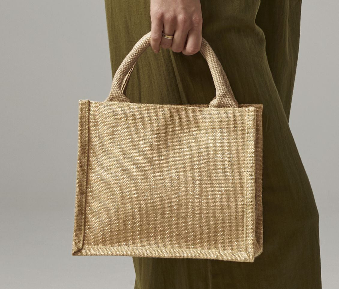 Mini sac cadeau scintillant
