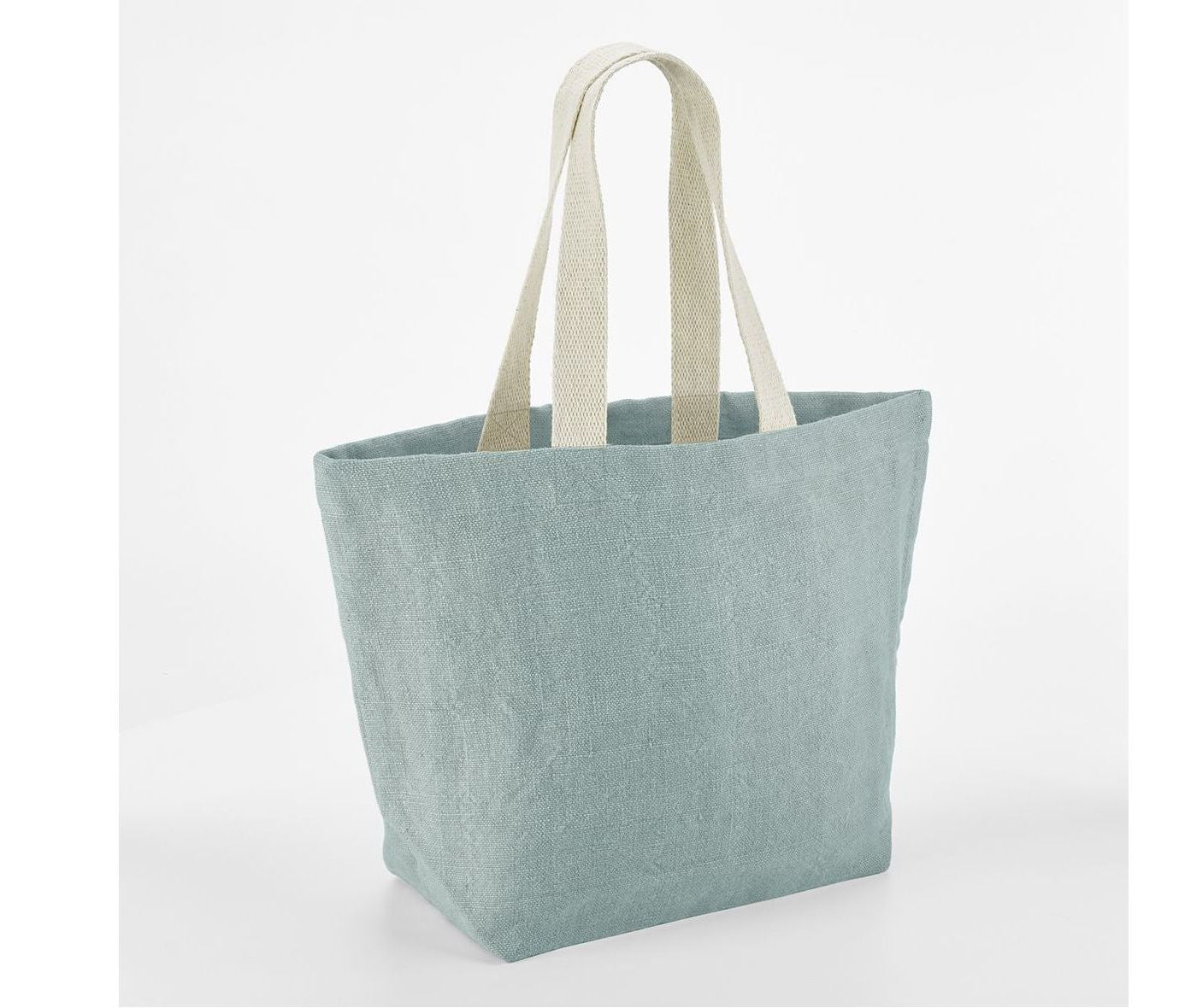 Sac de Plage en Toile de Jute - Duck Egg Blue