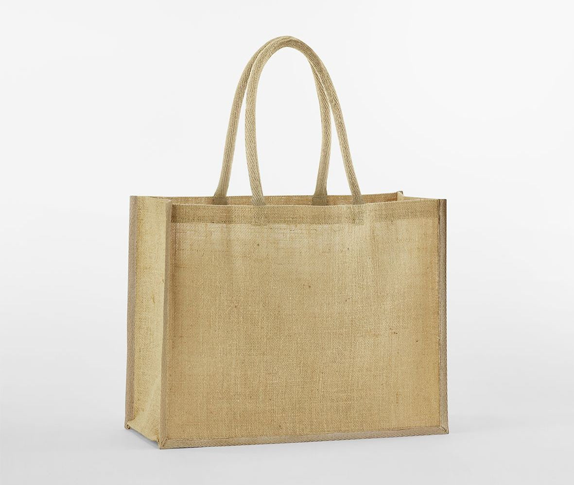 Sac Shopping en Toile de Jute - Natural