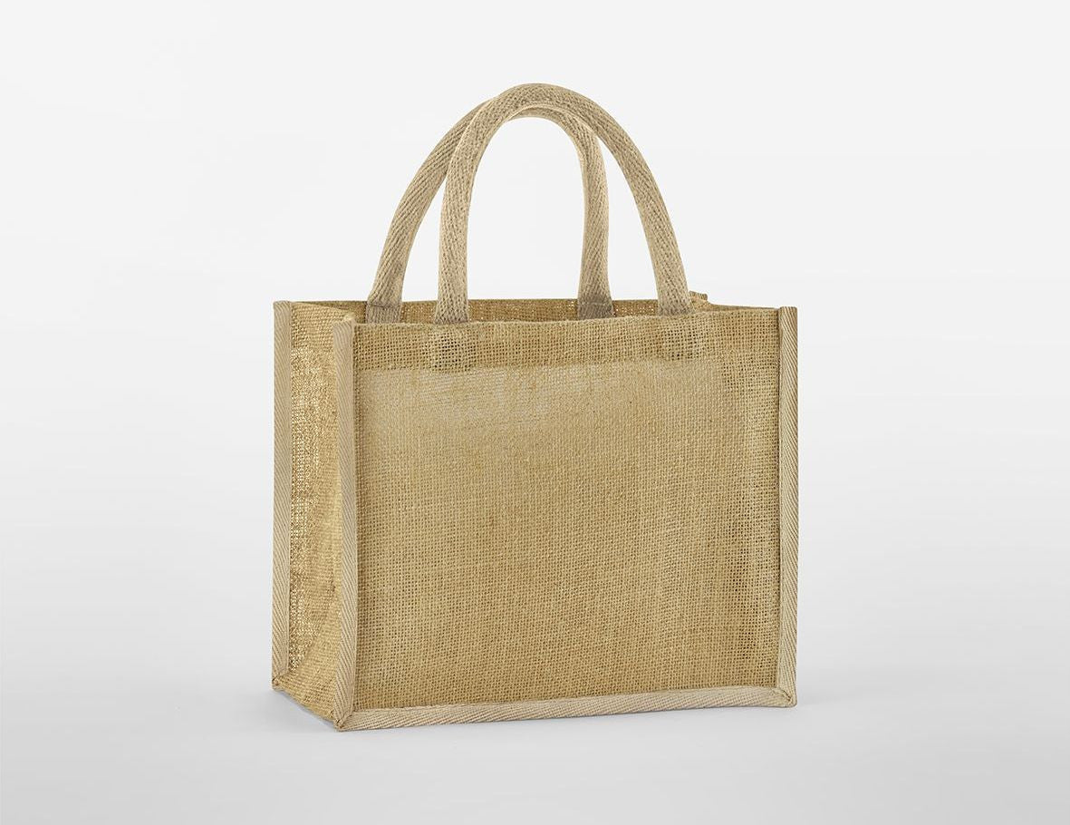 Petit Sac Shopping en Toile de Jute - Natural