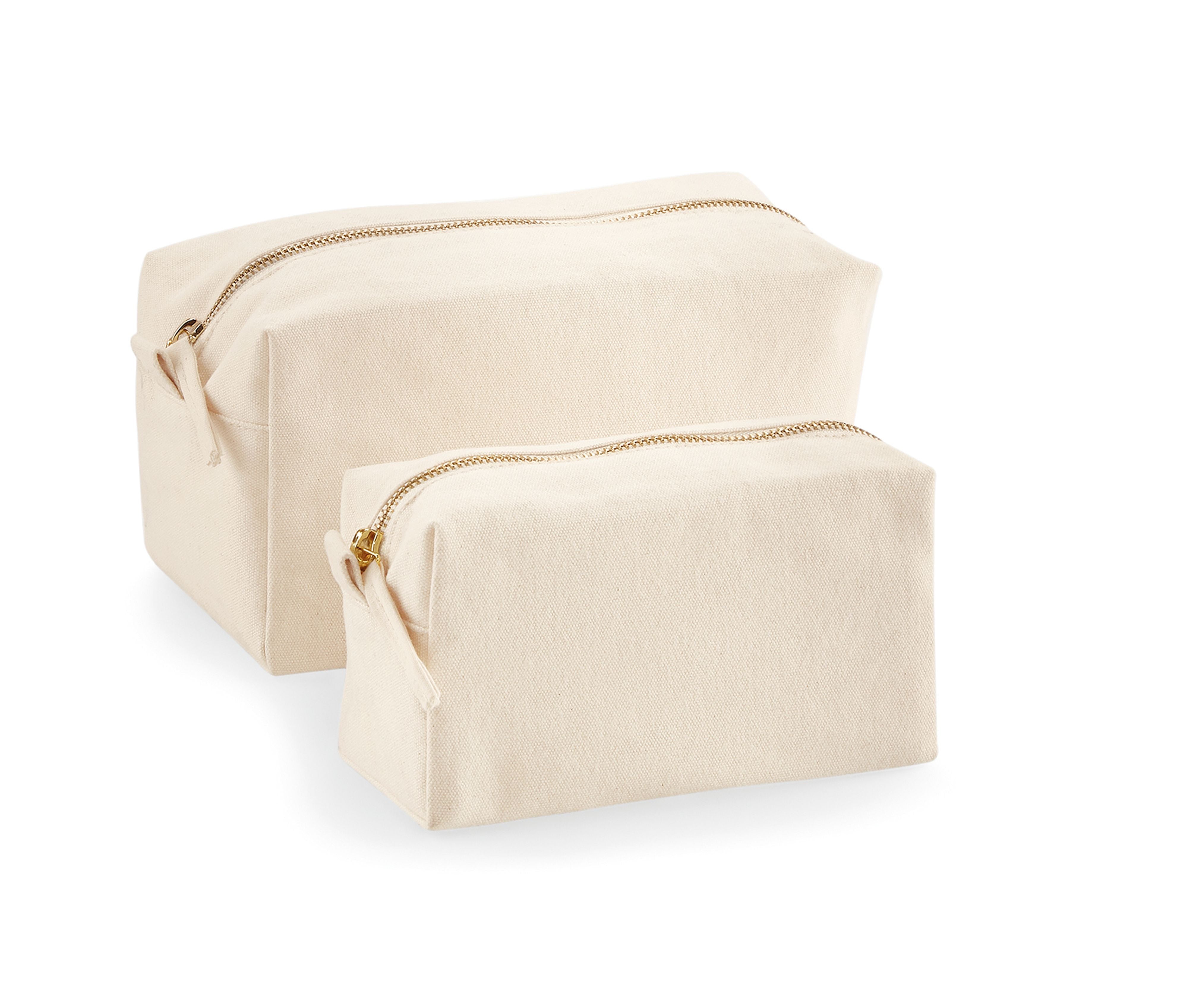 Trousse Zippée en Coton - Natural