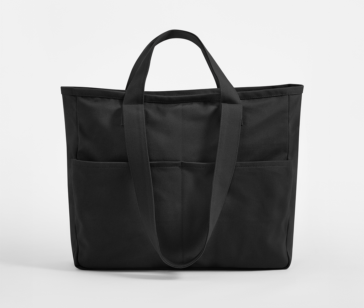 Sac Shopping Poche Cargo - Black