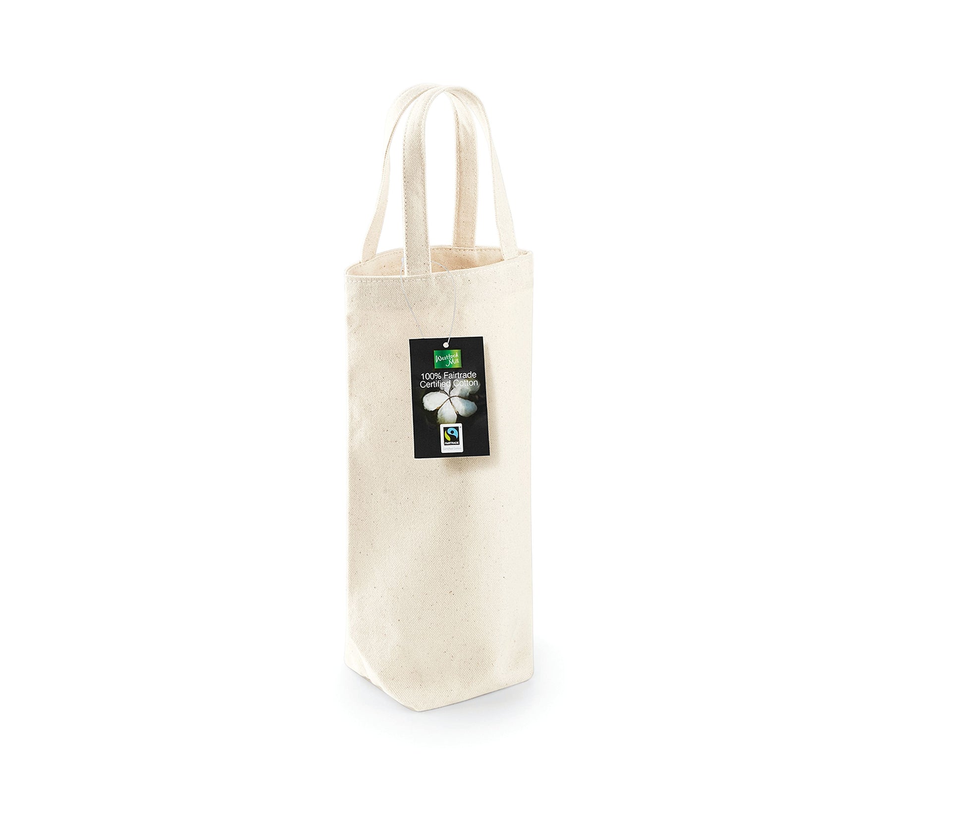 Sac à Bouteille en Coton Issu du Commerce Équitable - Natural