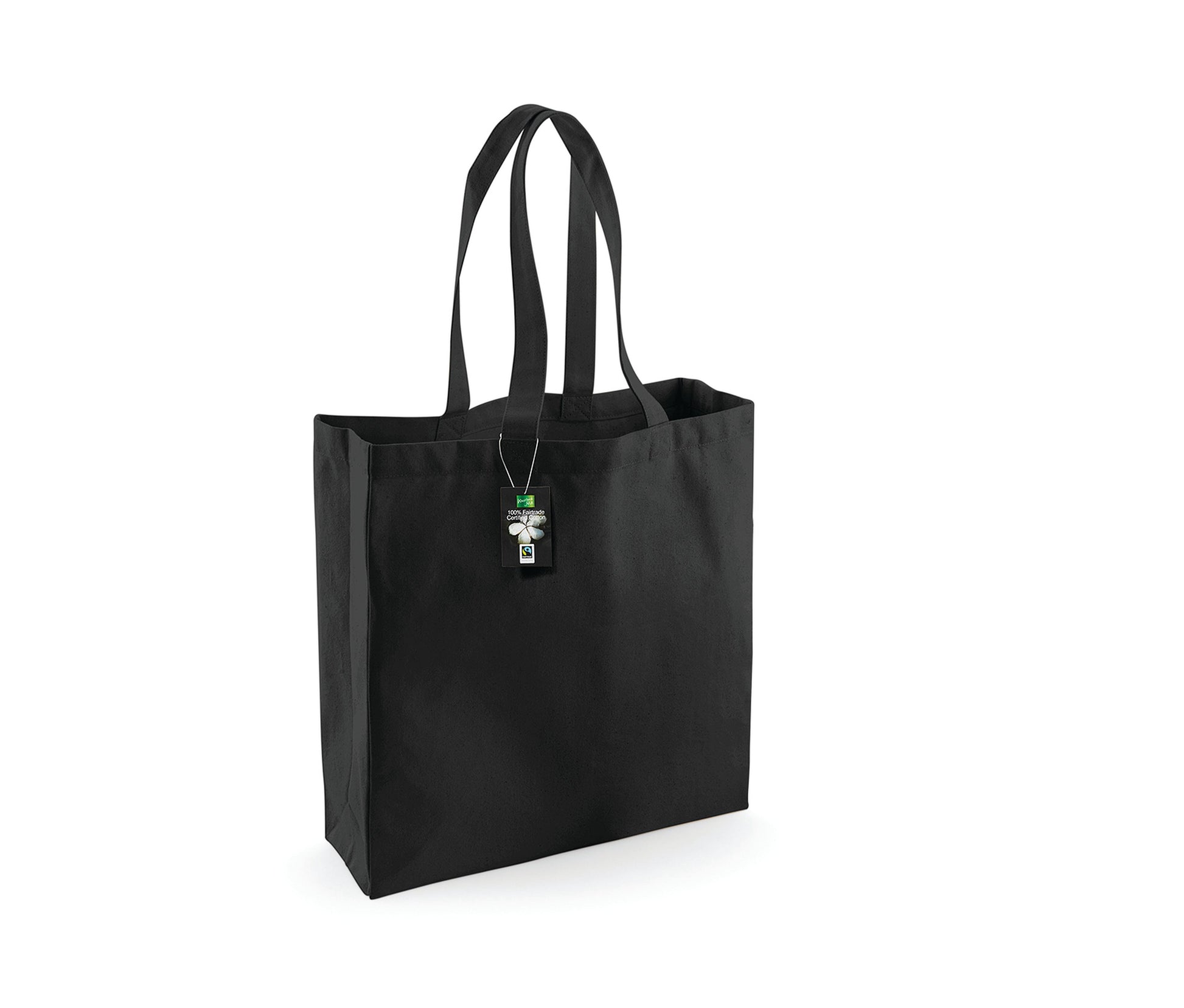 Sac Shopping en Coton Issu du Commerce Équitable - Black
