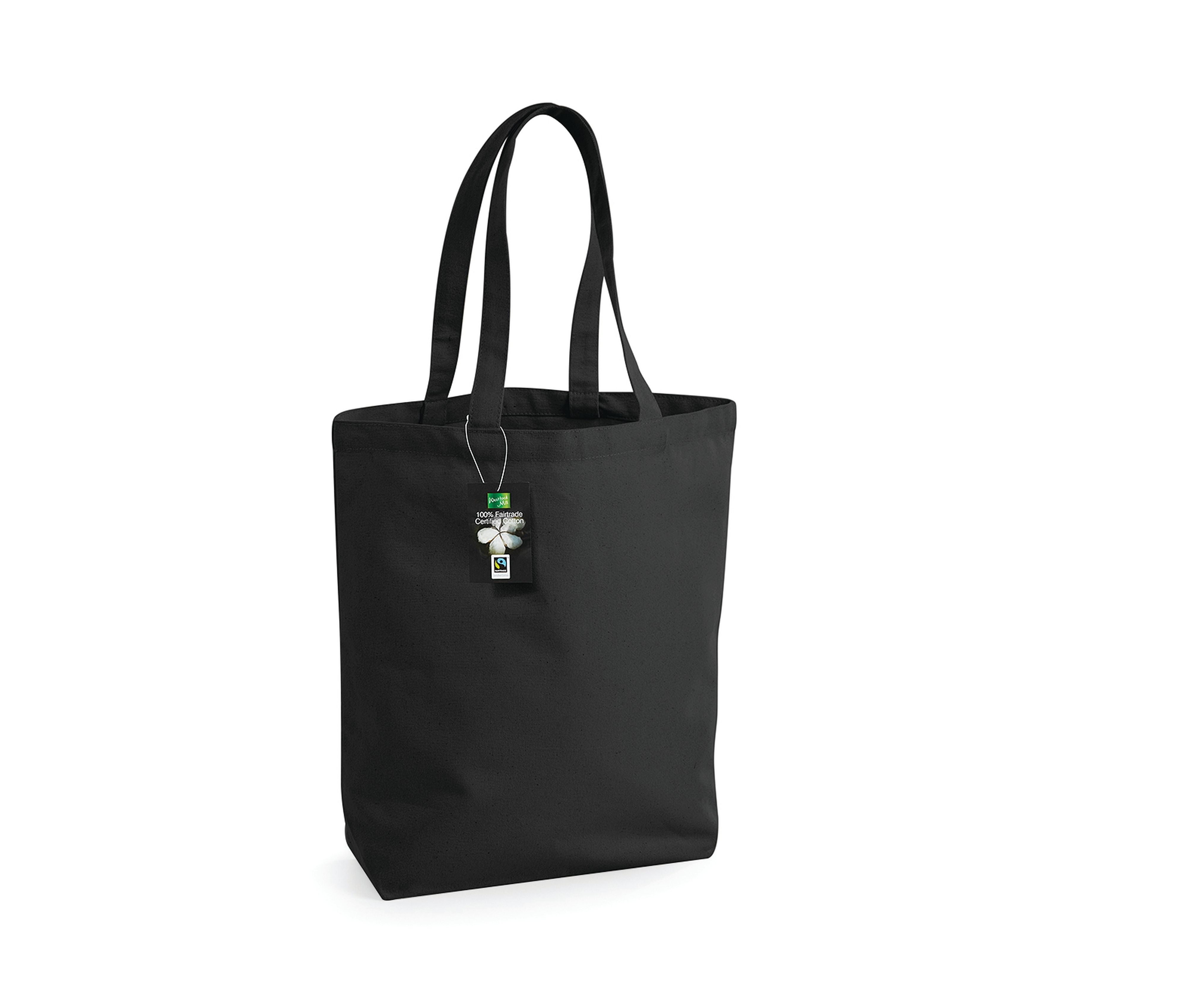 Sac Shopping en Coton Issu du Commerce Équitable - Black