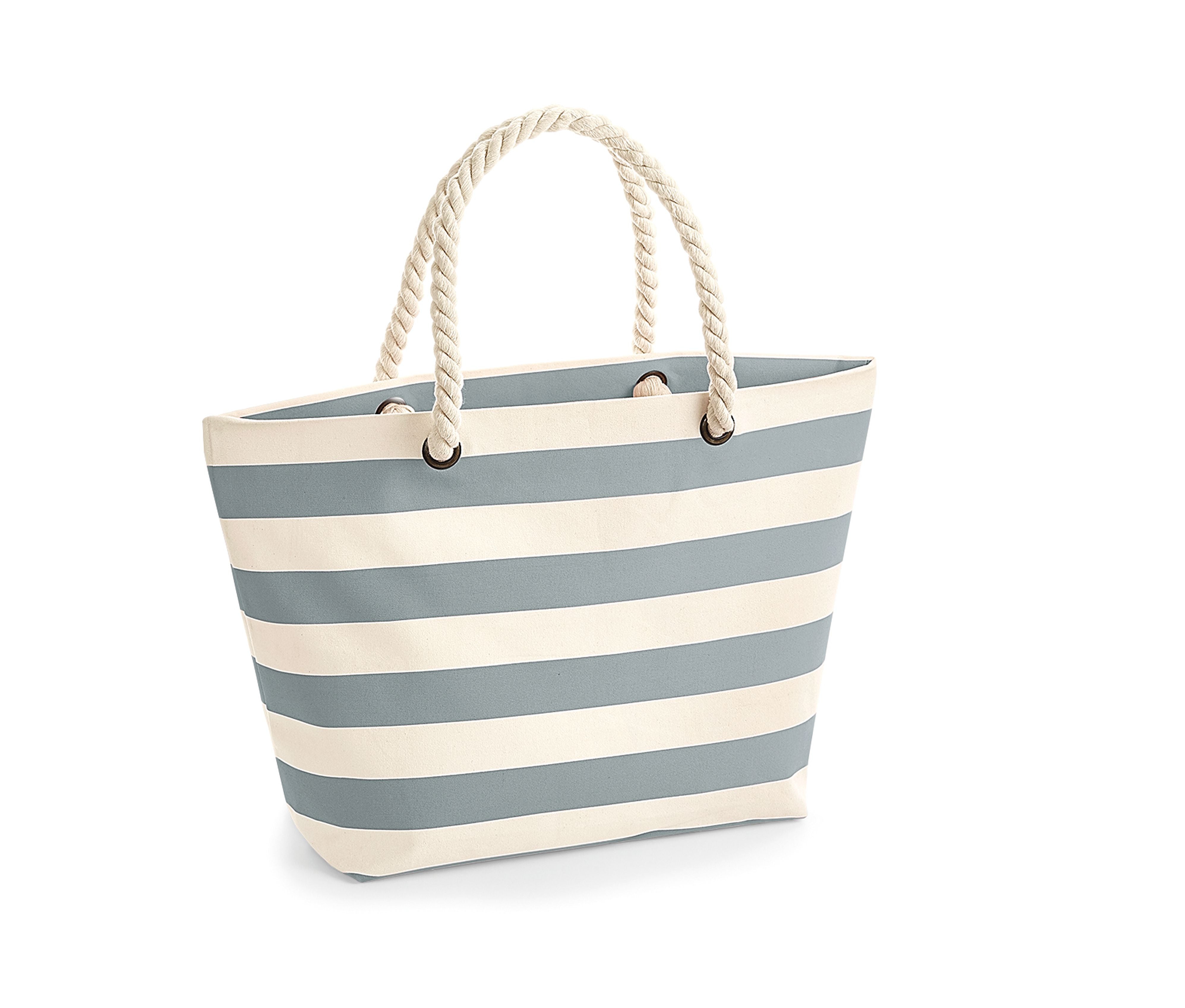 Sac de Plage Nautical - Natural/grey