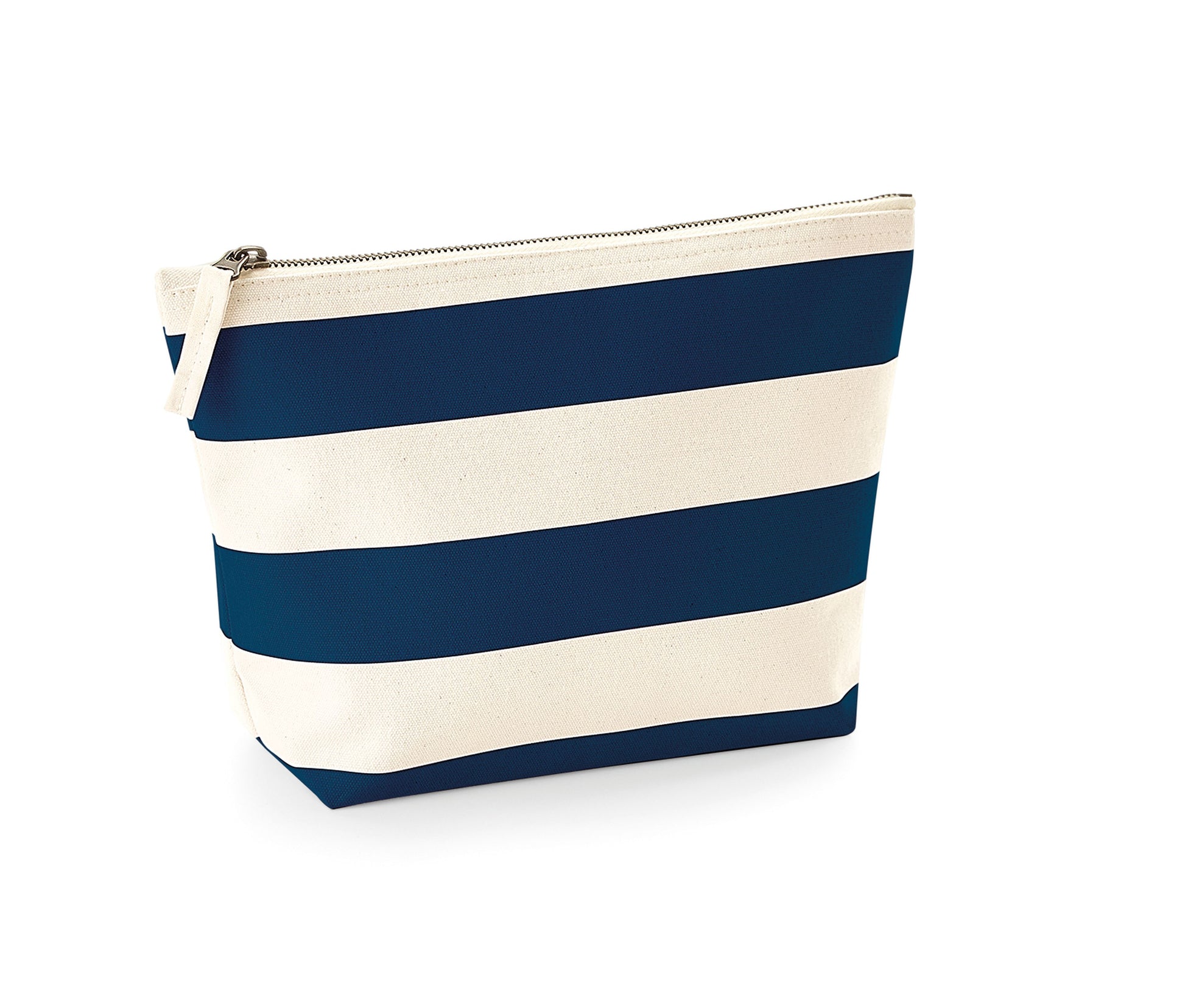 Pochette Avec Soufflet Nautical - Natural/navy