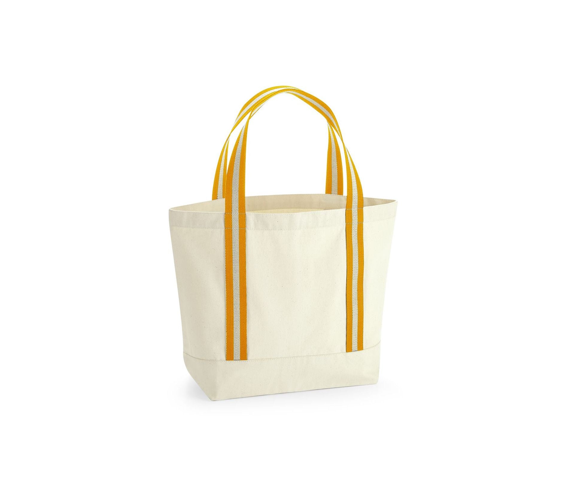 Sac de Plage en Coton Organique - Natural / Amber