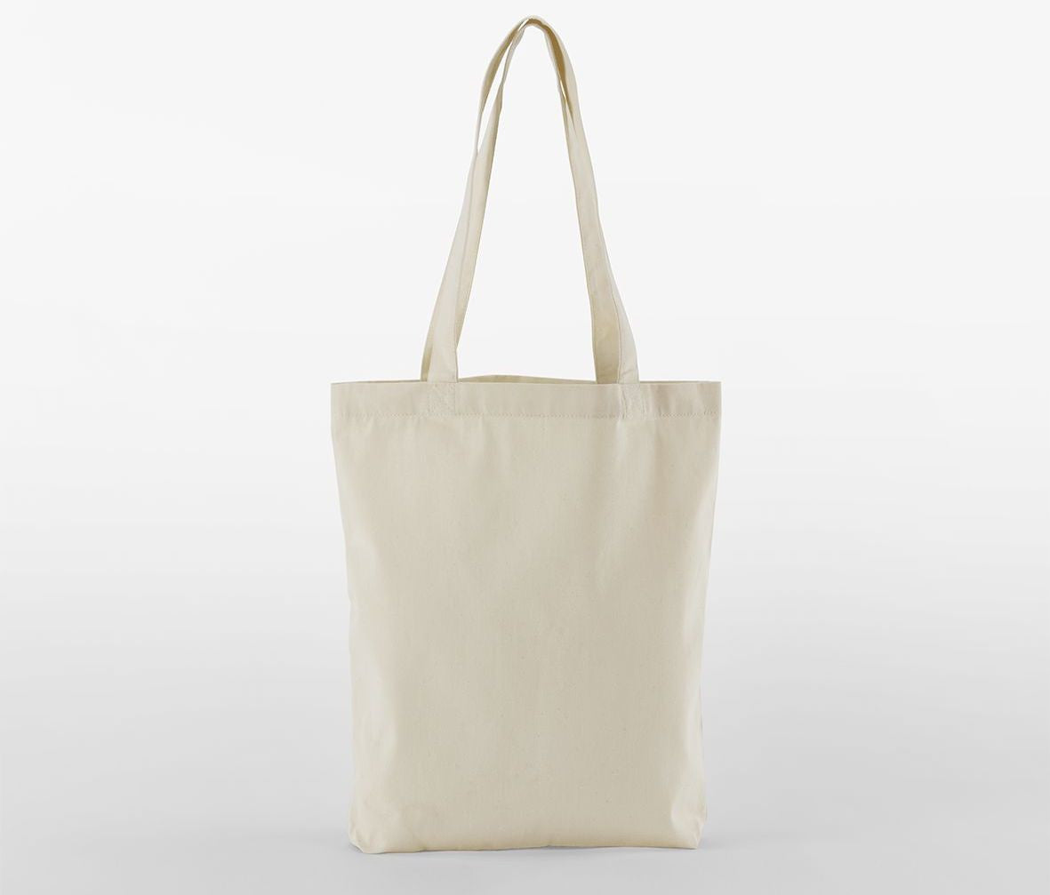 Sac Shopping en Coton Organique Sergé - Natural