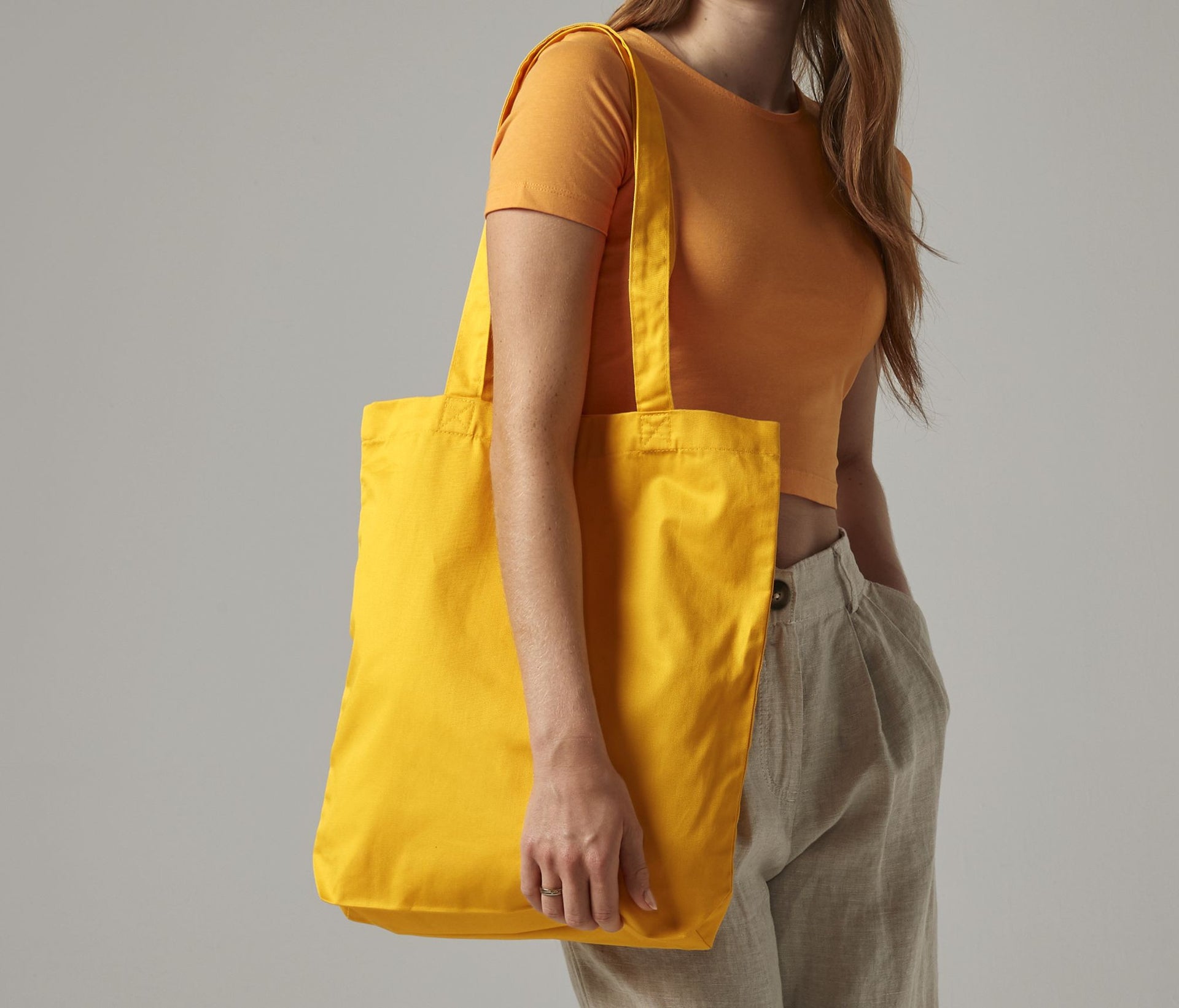 Sac shopping en coton organique sergé